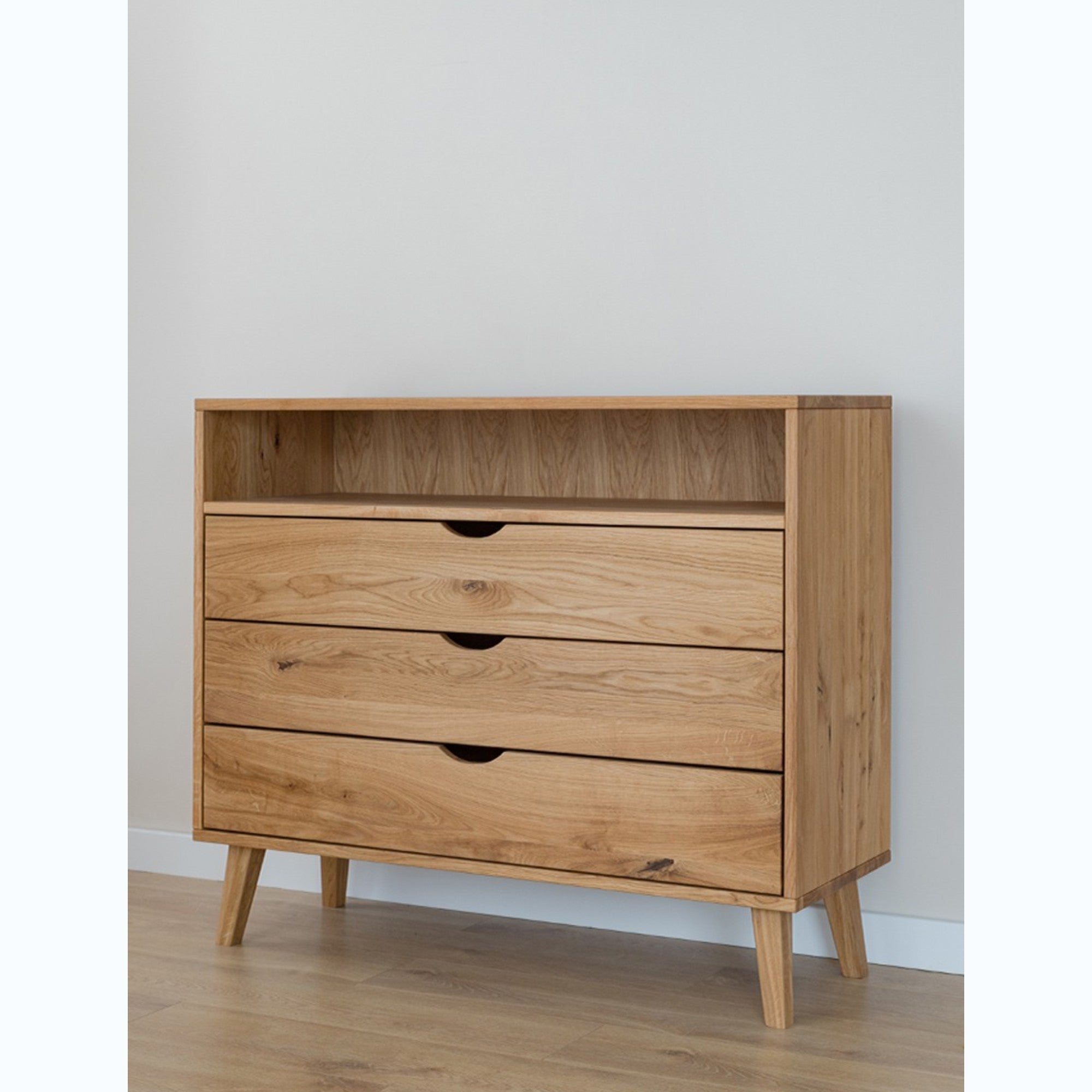 Kommode Simona 110x40 cm, Material: Massivholz Eiche