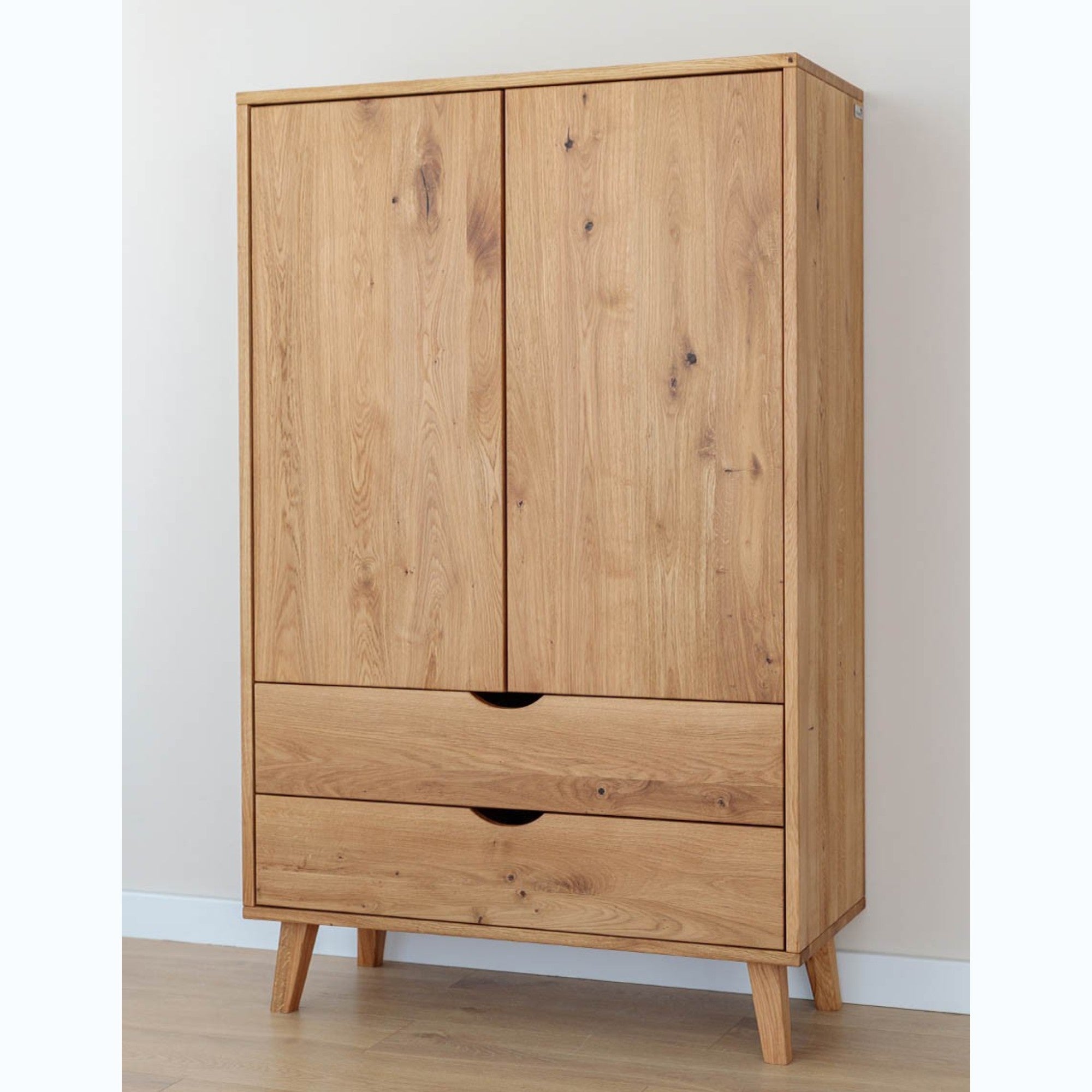 Kommode Simona 90x40 cm, Material: Massivholz Eiche