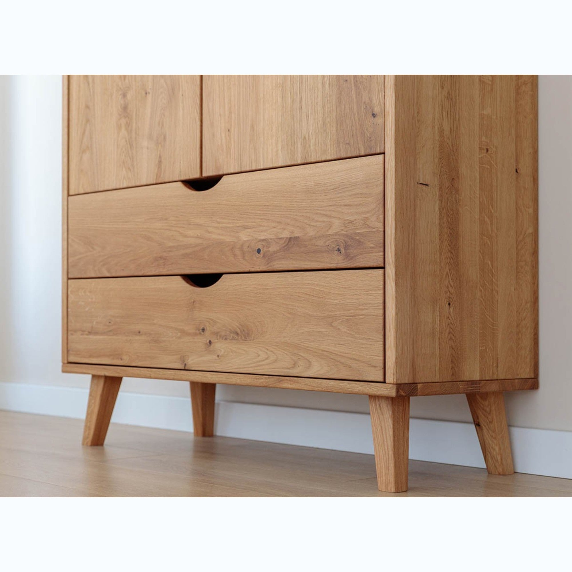 Schrank Simona 110x60 cm, Material: Massivholz Eiche