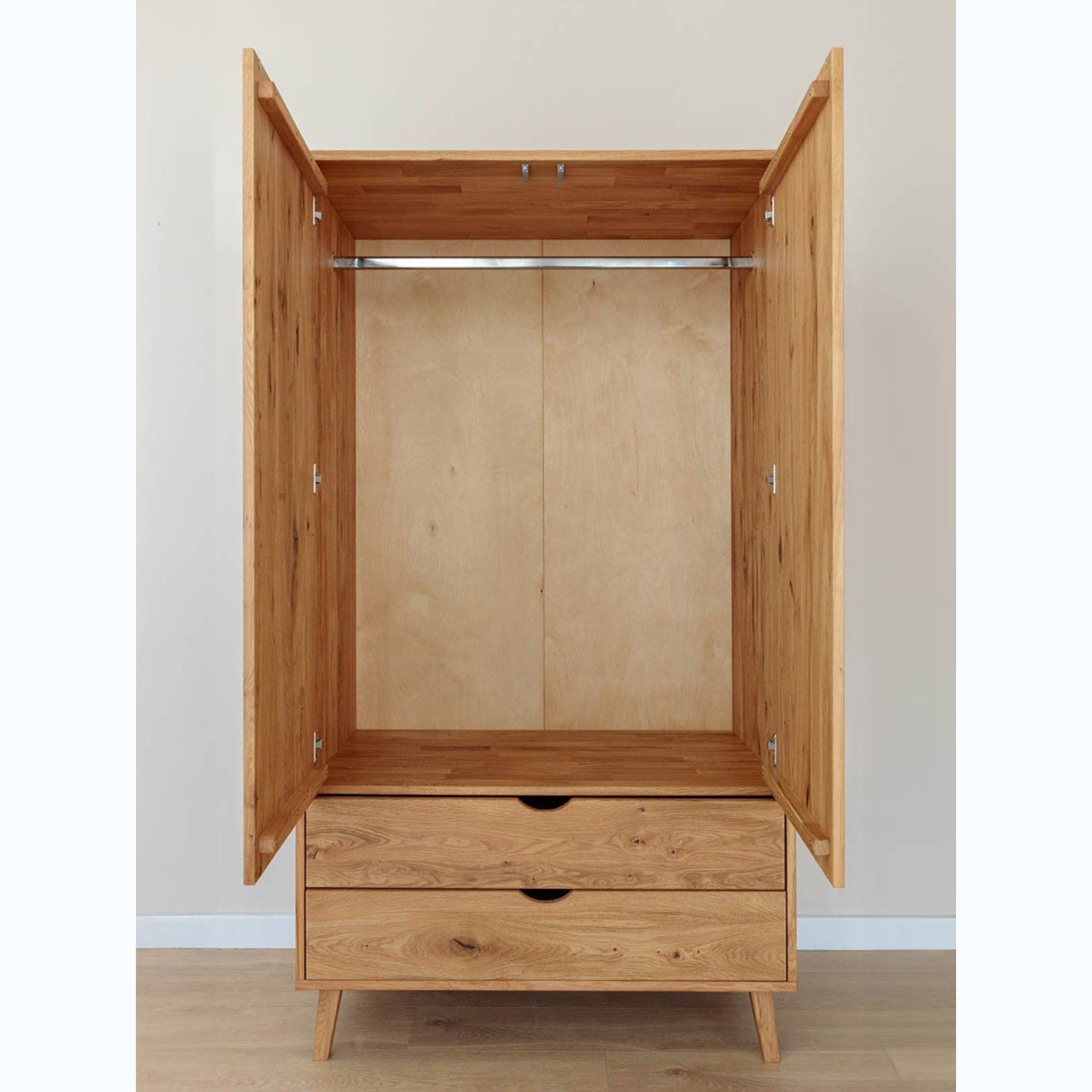 Schrank Simona 90x180 cm, Material: Massivholz Eiche