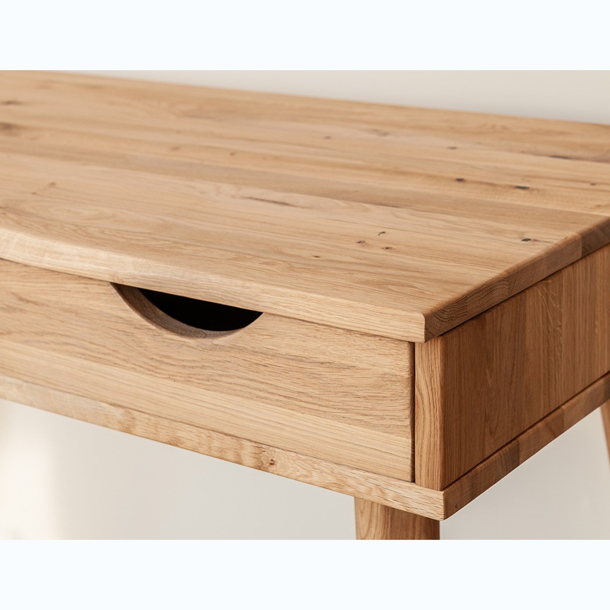 Schreibtisch Simona 120x55 cm, Material: Massivholz Eiche