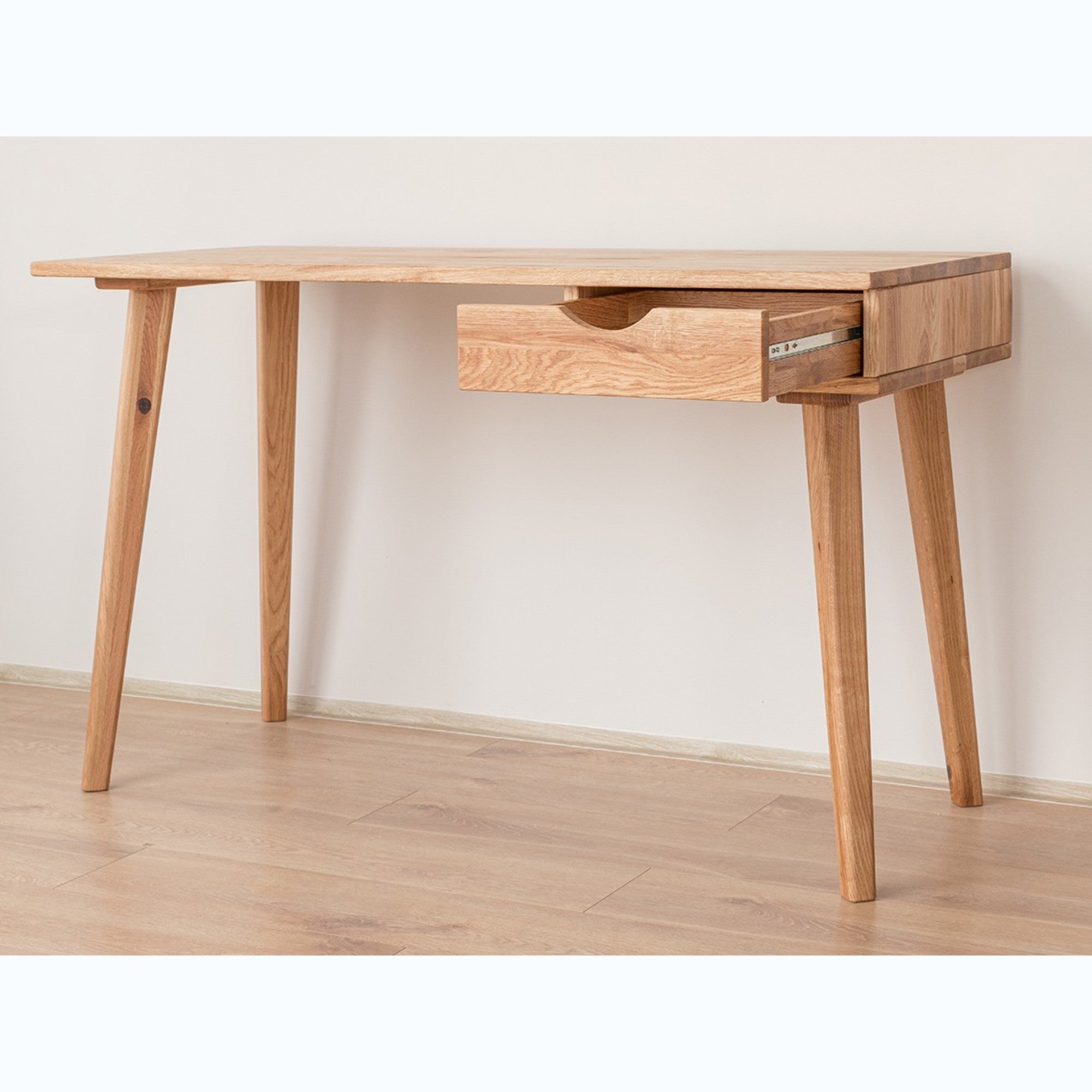 Schreibtisch Simona 120x55 cm, Material: Massivholz Eiche