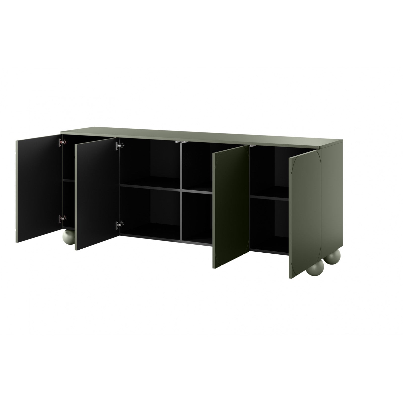 Sonatia Kommode 200cm, 4 Türen, Material: MDF