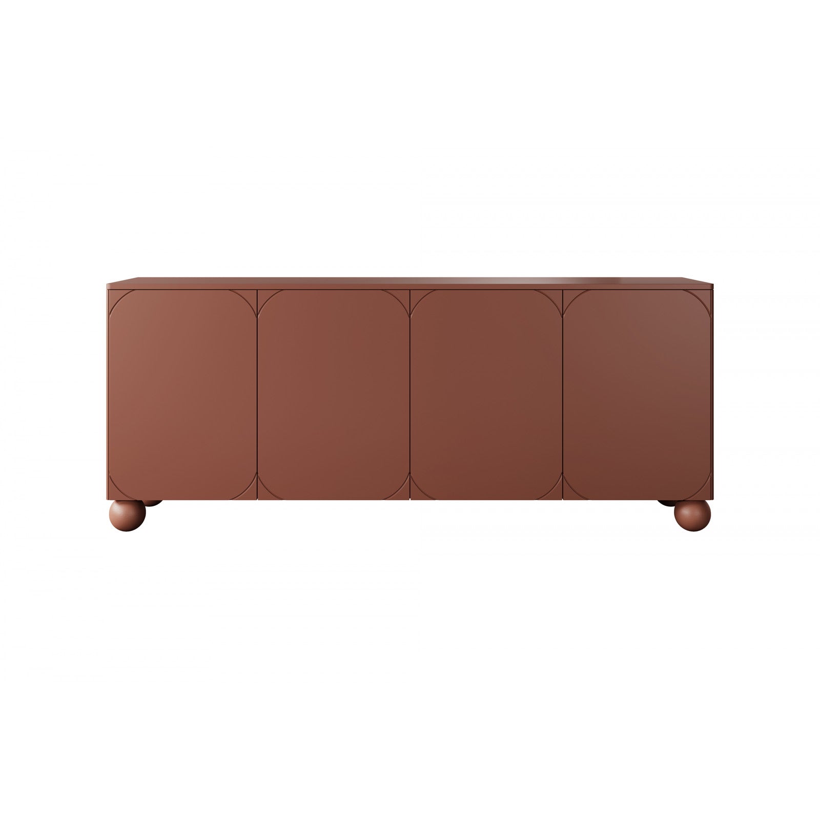 Sonatia Kommode 200cm, 4 Türen und 4 Schubladen, Material: MDF