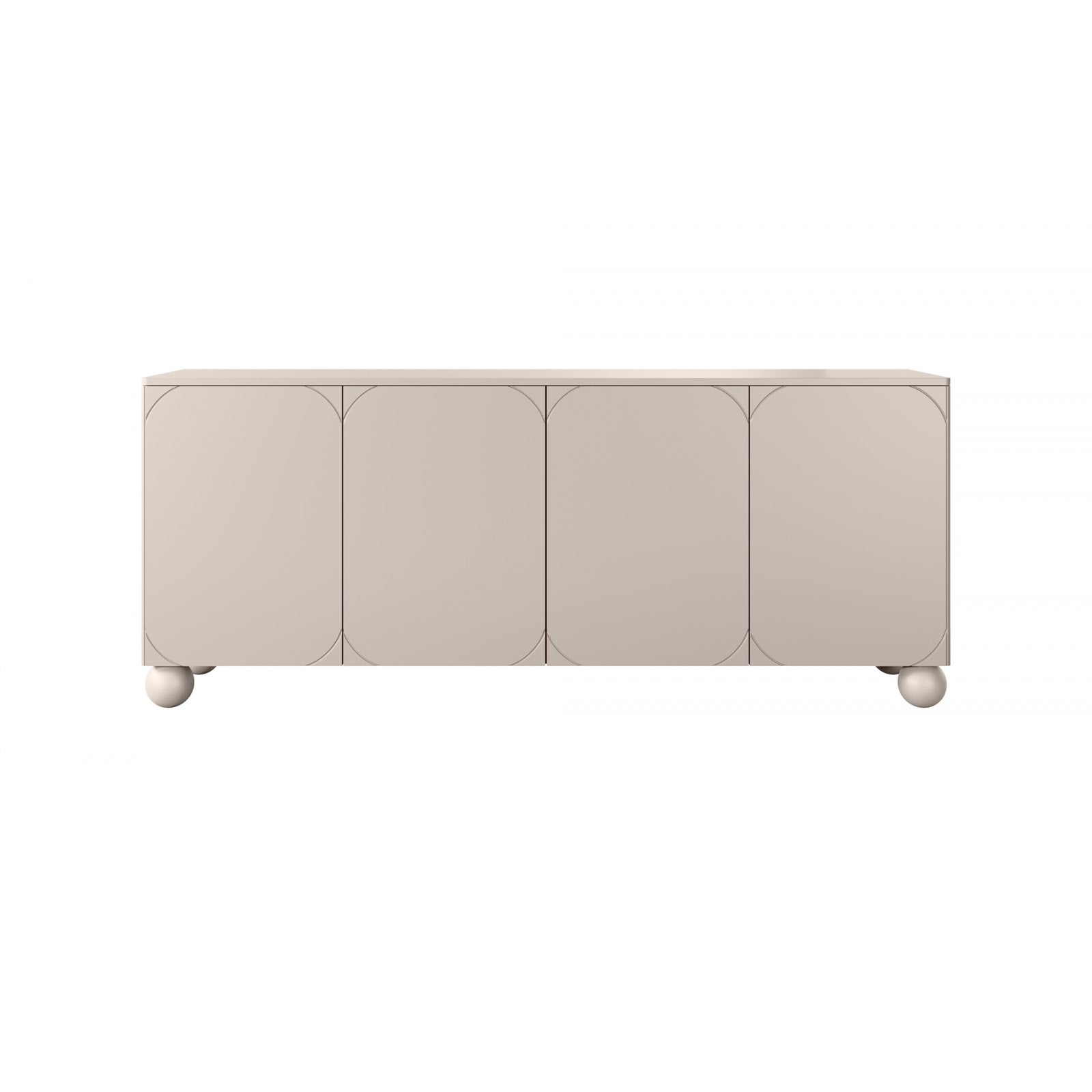 Sonatia Kommode 200cm, 4 Türen und 4 Schubladen, Material: MDF