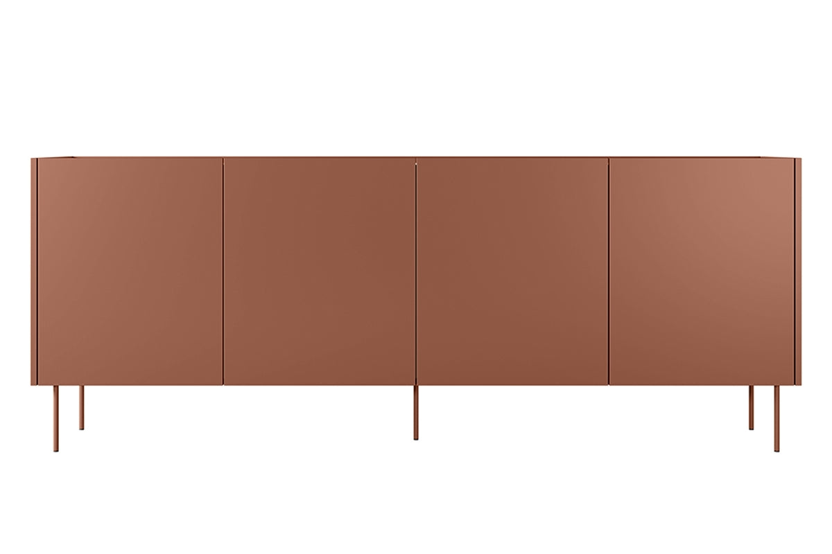 Kommode Desin 220cm, 4 Türen und 4 Schubladen, Material: MDF