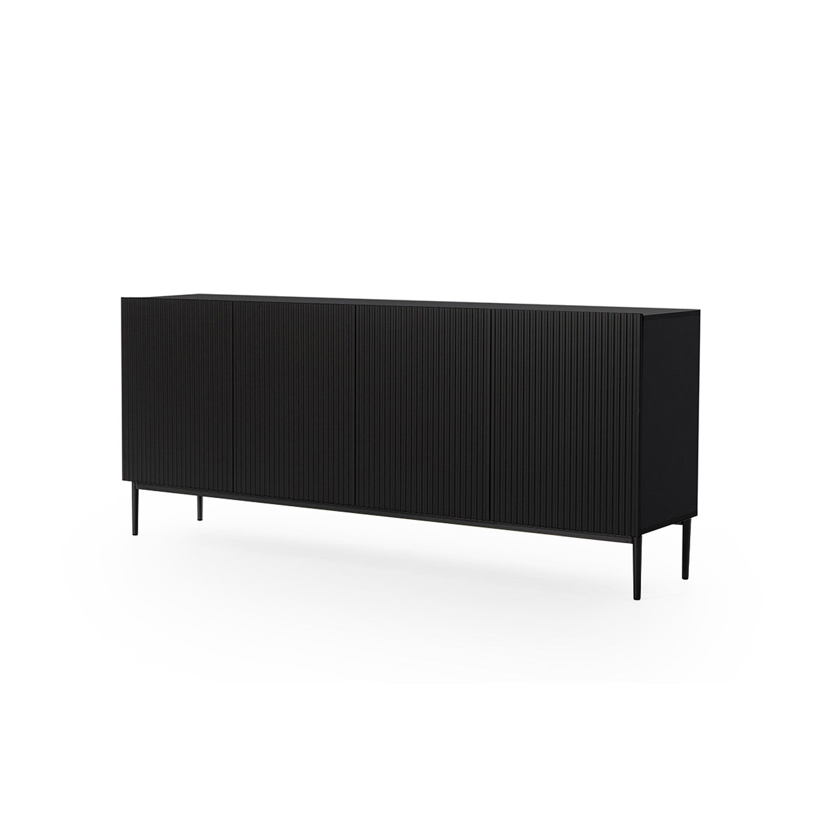 Kommode Nicole 200cm, 4 Türen, Material: MDF 