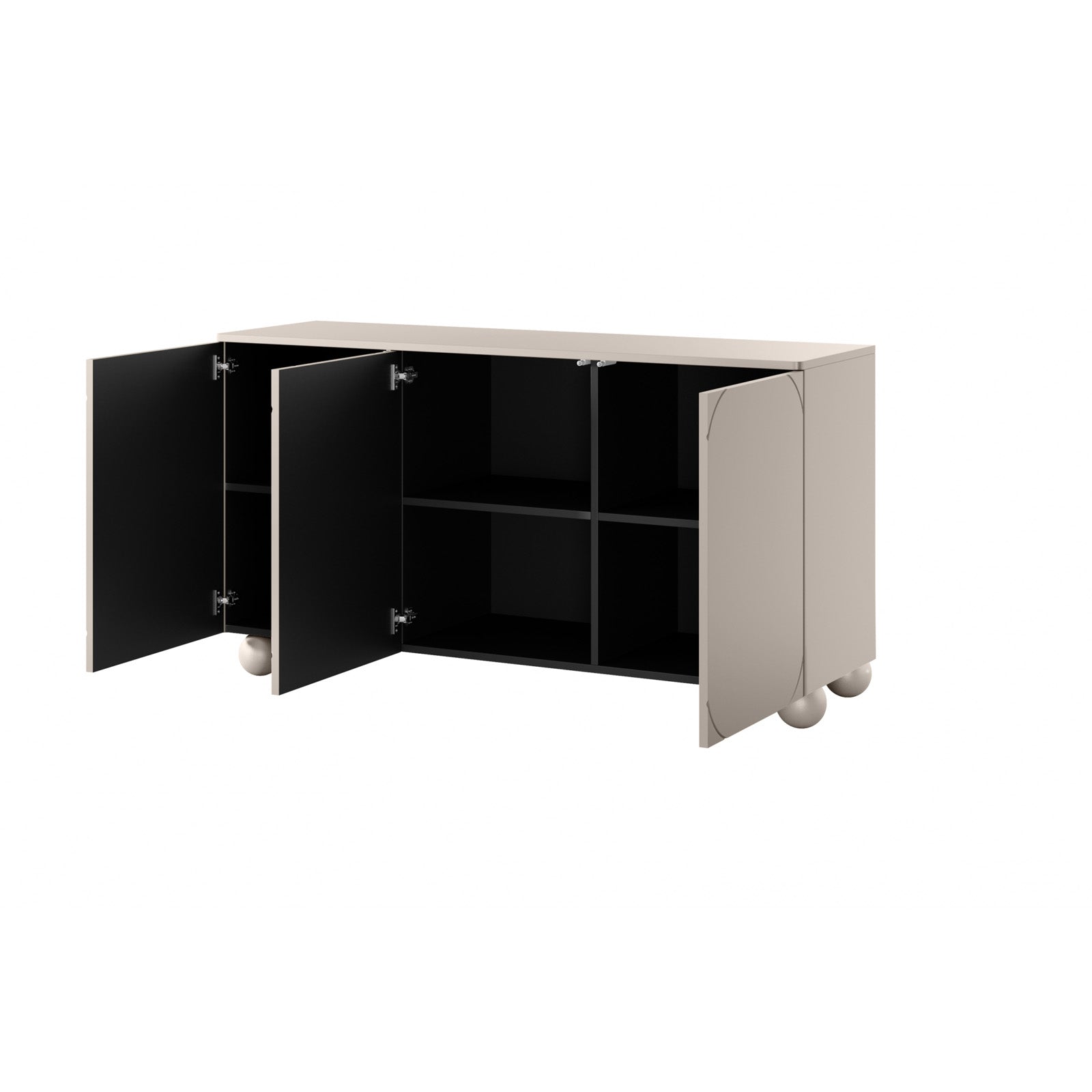 Sonatia Kommode 150cm, 3 Türen, Material: MDF