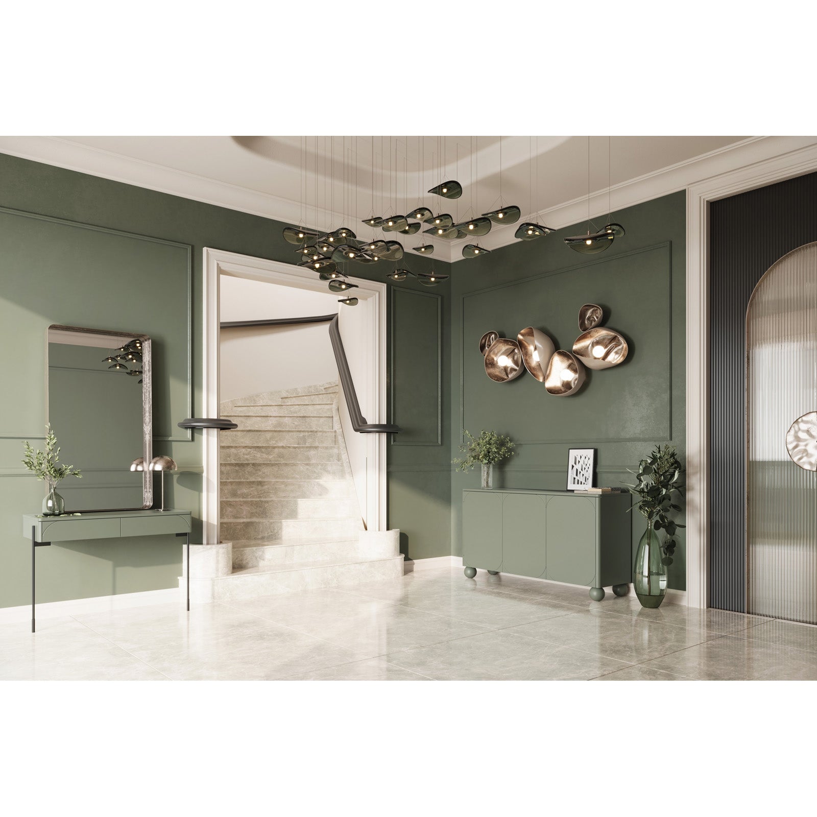 Sonatia Kommode 150cm, 3 Türen, Material: MDF