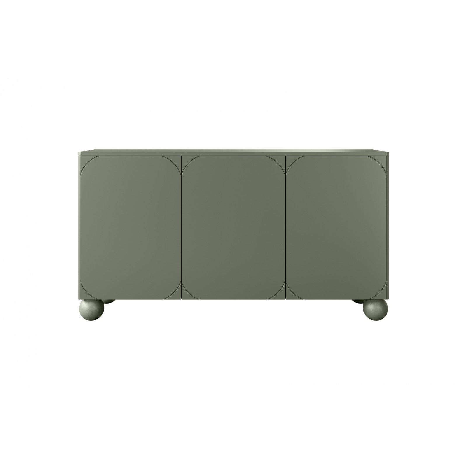 Sonatia Kommode 150cm, 3 Türen und 4 Schubladen, Material: MDF