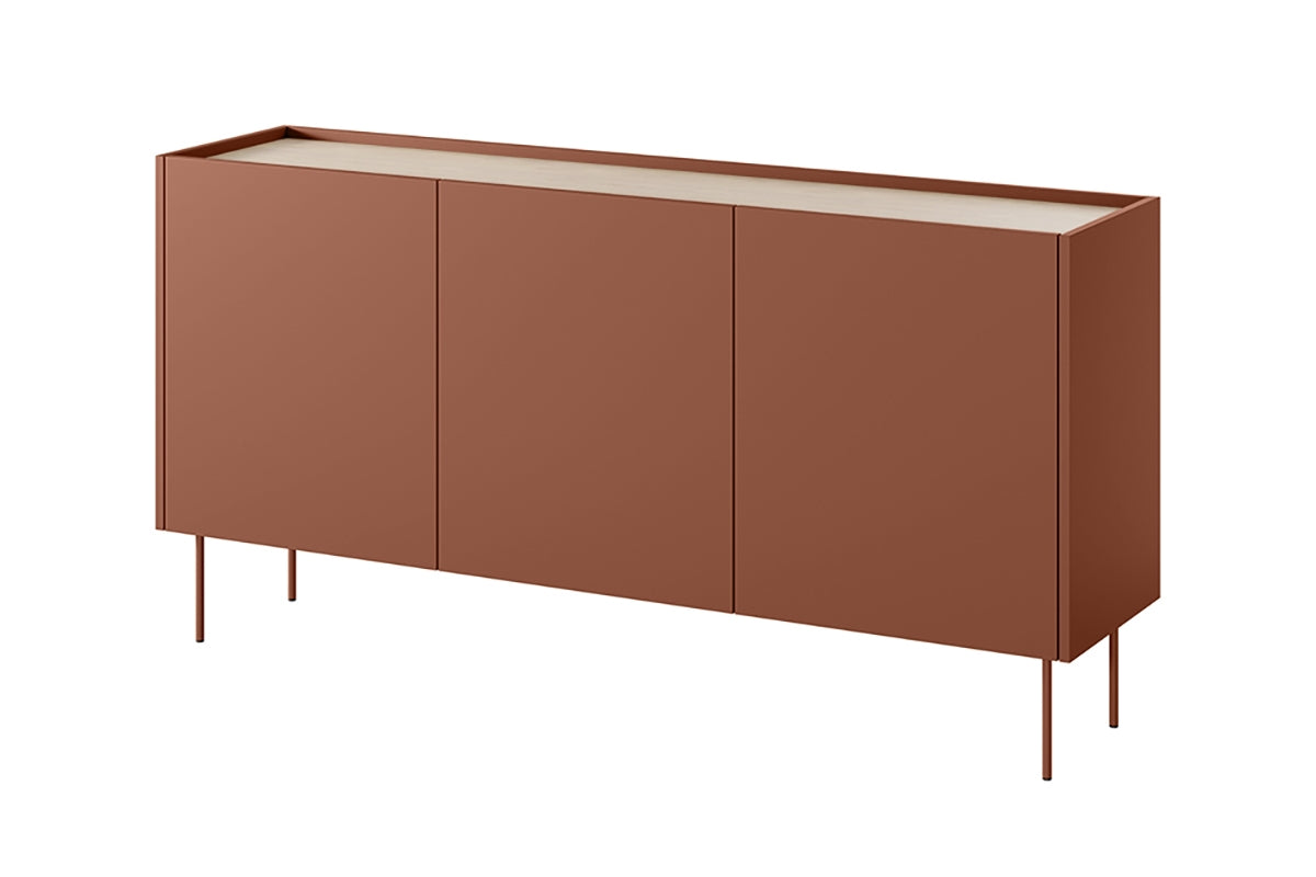 Kommode Desin 170cm, 3 Türen und 4 Schubladen, Material: MDF