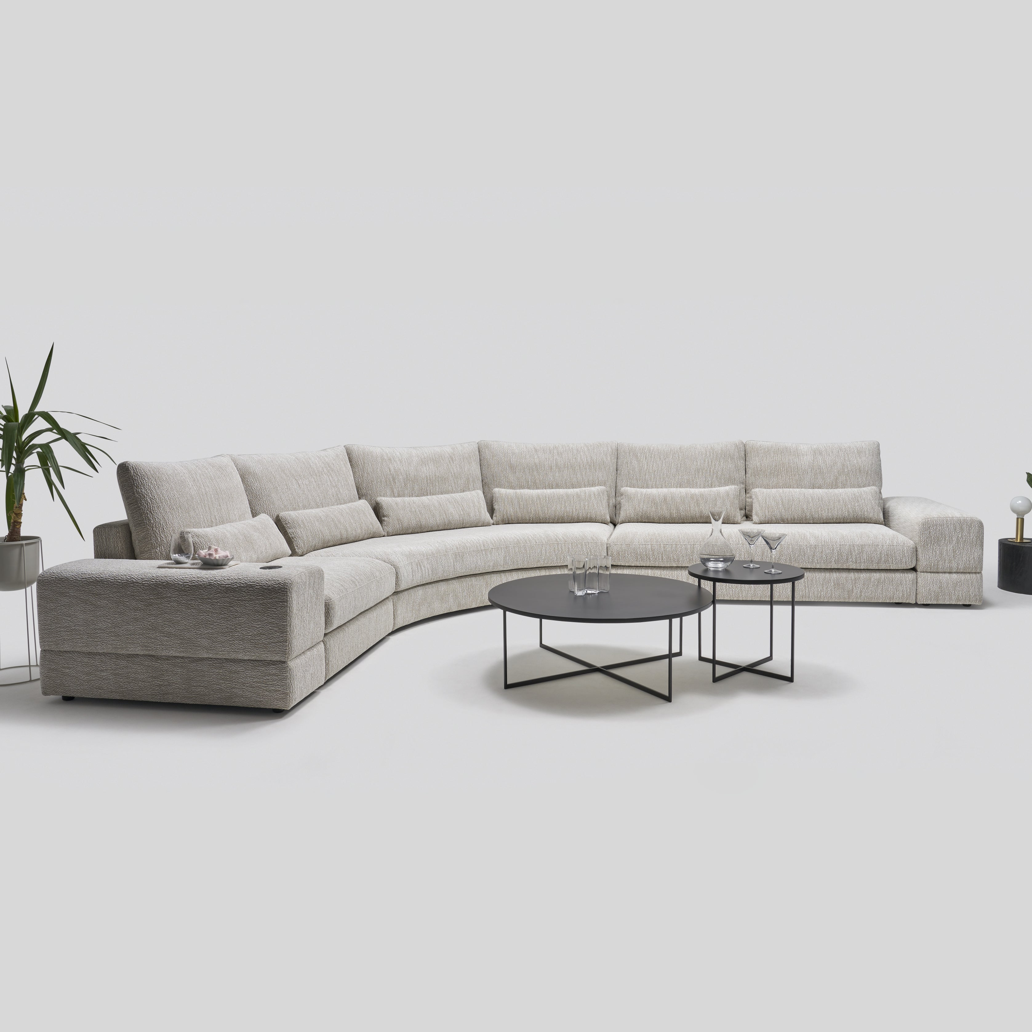 Modulare Garnitur Columbus, Material: Auswahl möglich