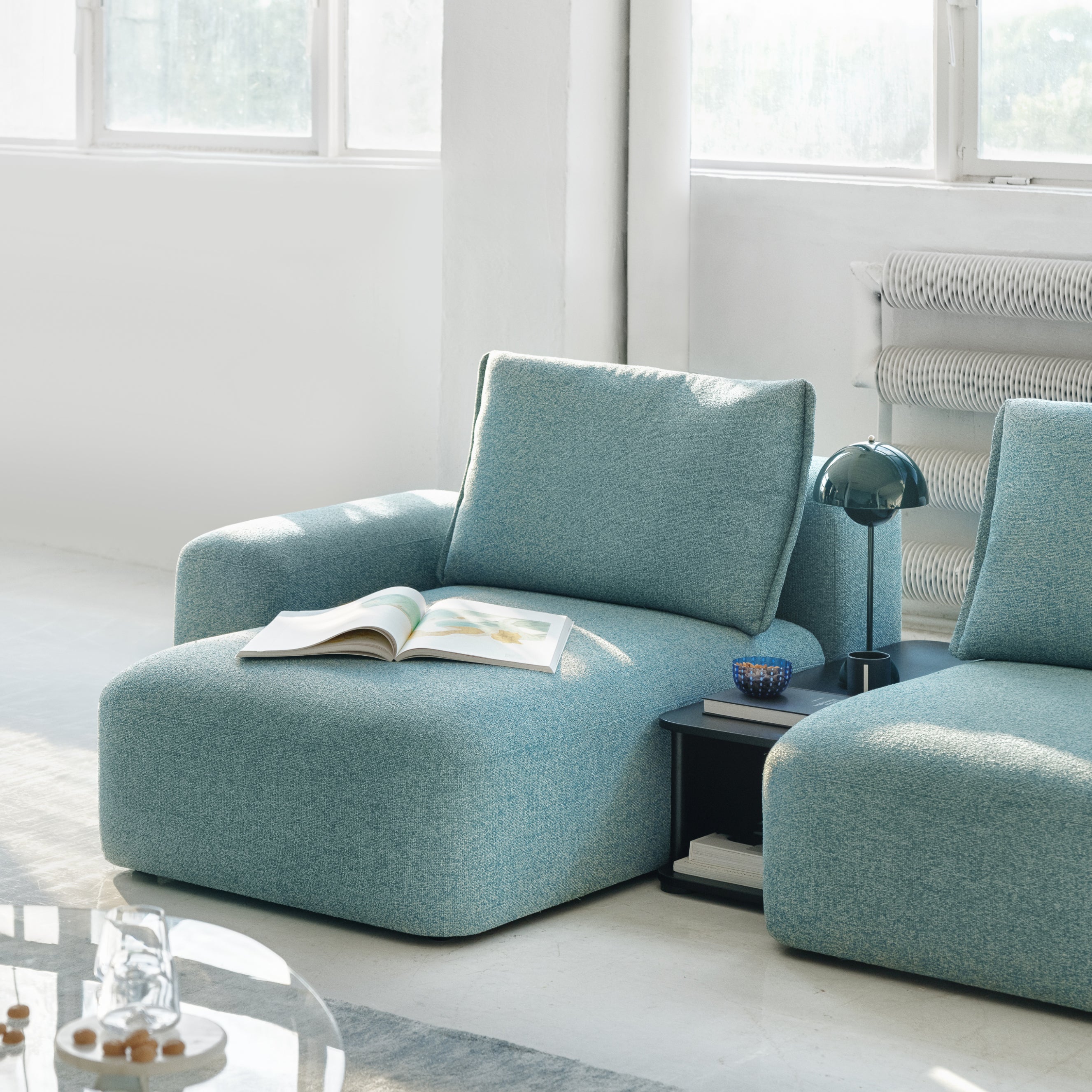 Modulare Garnitur Dune, Material: Auswahl möglich