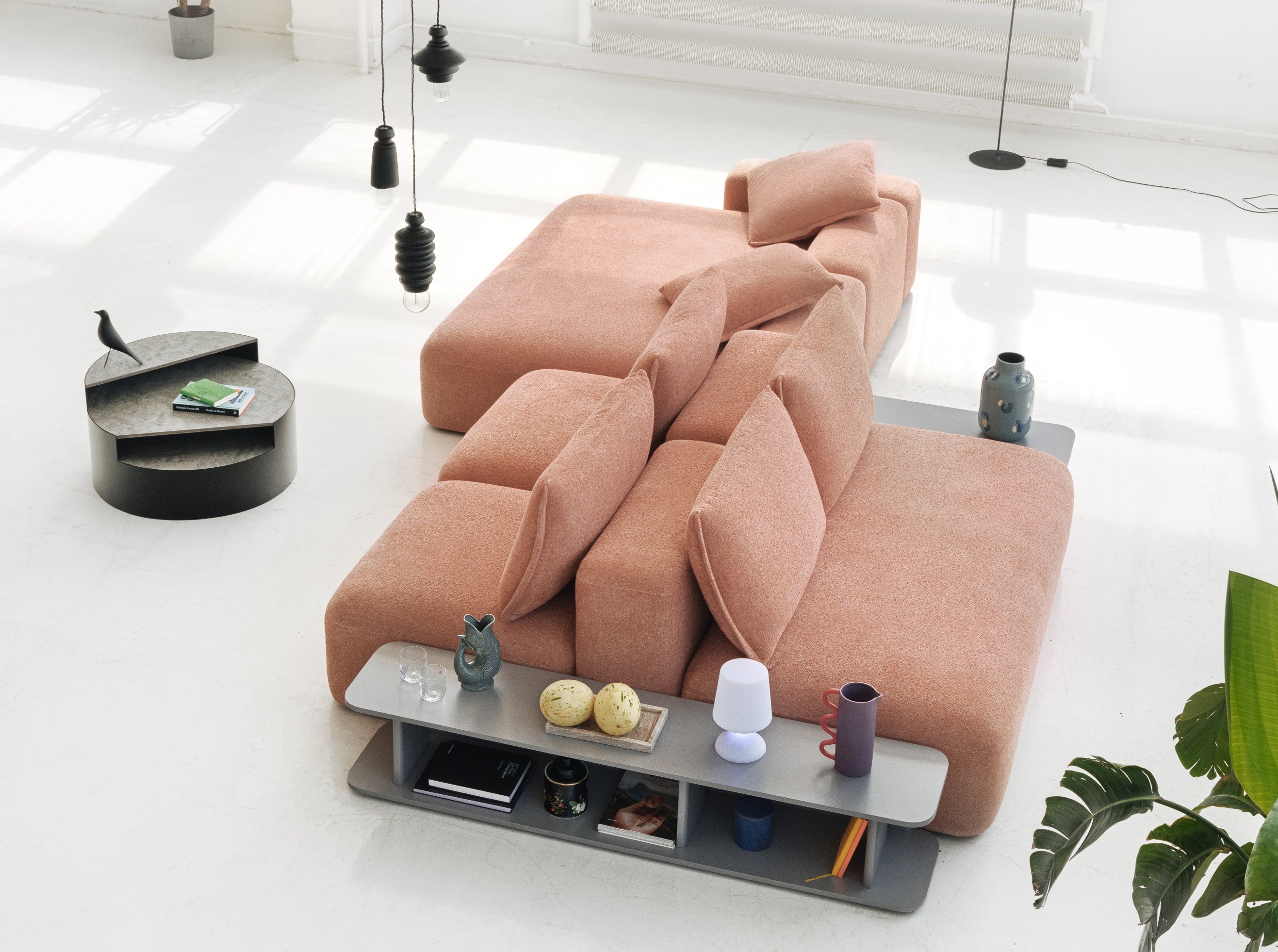 Modulare Garnitur Dune, Material: Auswahl möglich