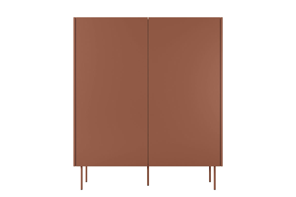 Kommode Desin 120cm, 2 Türen und 2 Schubladen, Material: MDF
