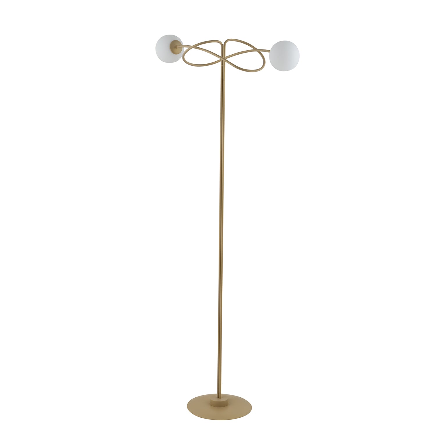 Stehleuchte aus Samt