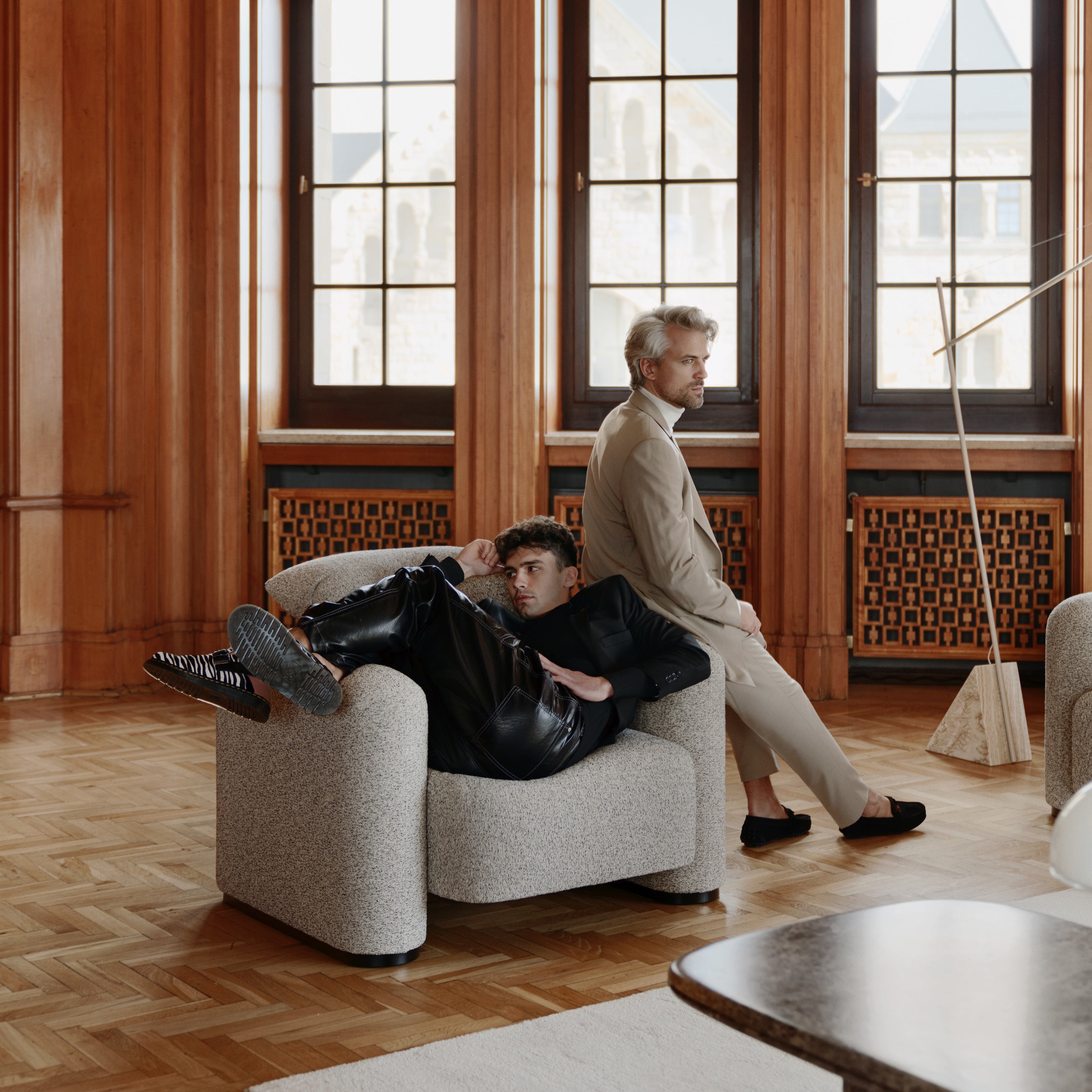 Modulare Garnitur La Roche, Material: Auswahl möglich