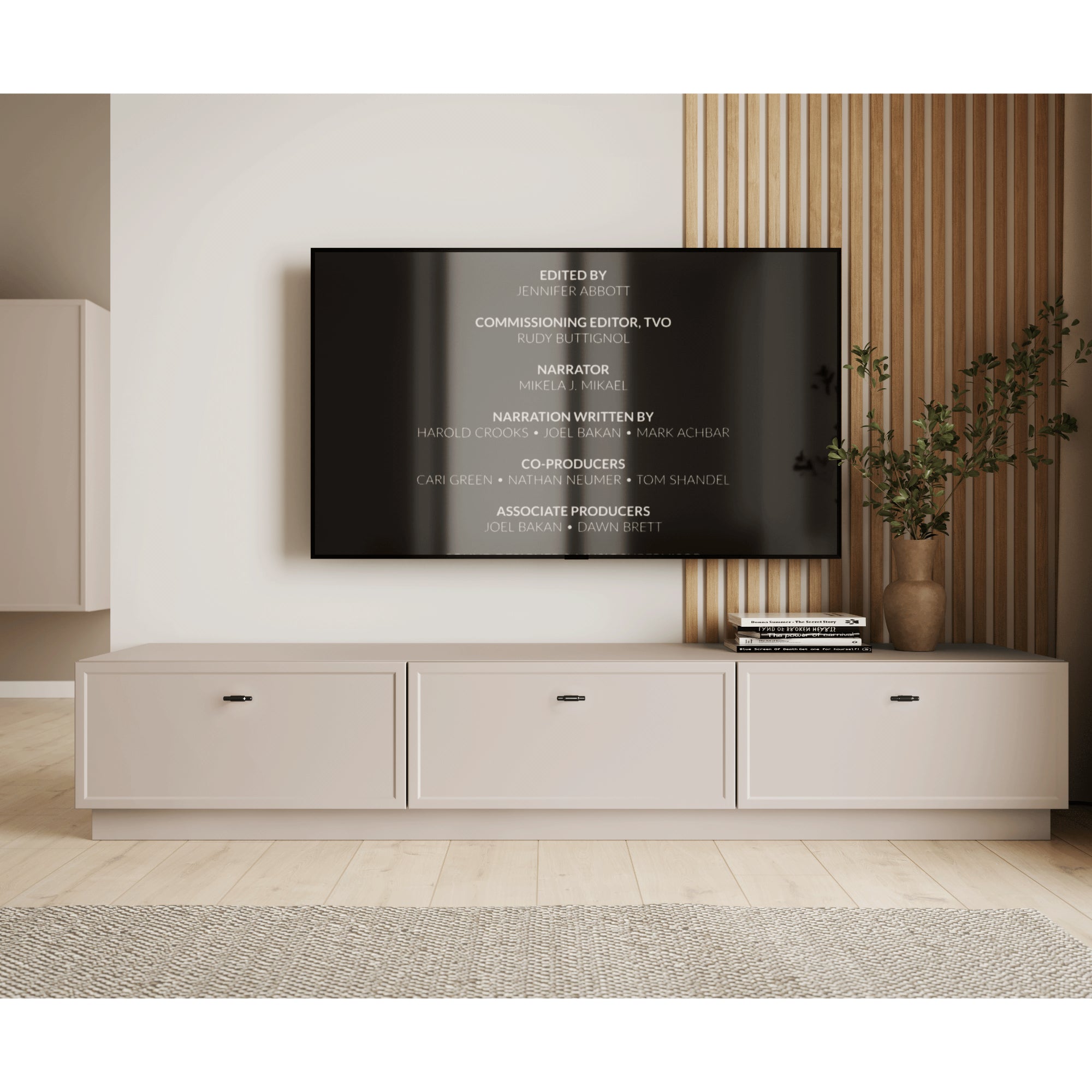 TV Komoda Lorini 200cm, Materijal: MDF