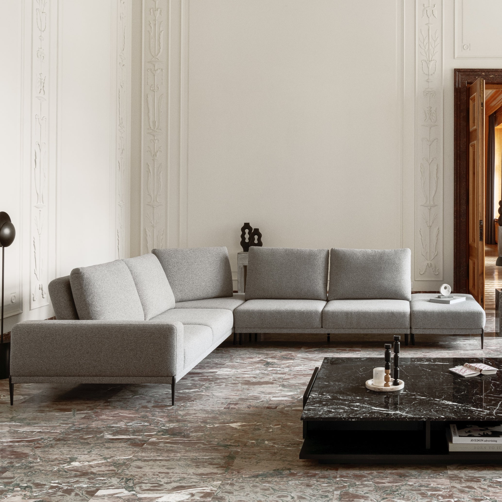 Modulares Sofa Spring, Material: Auswahl möglich