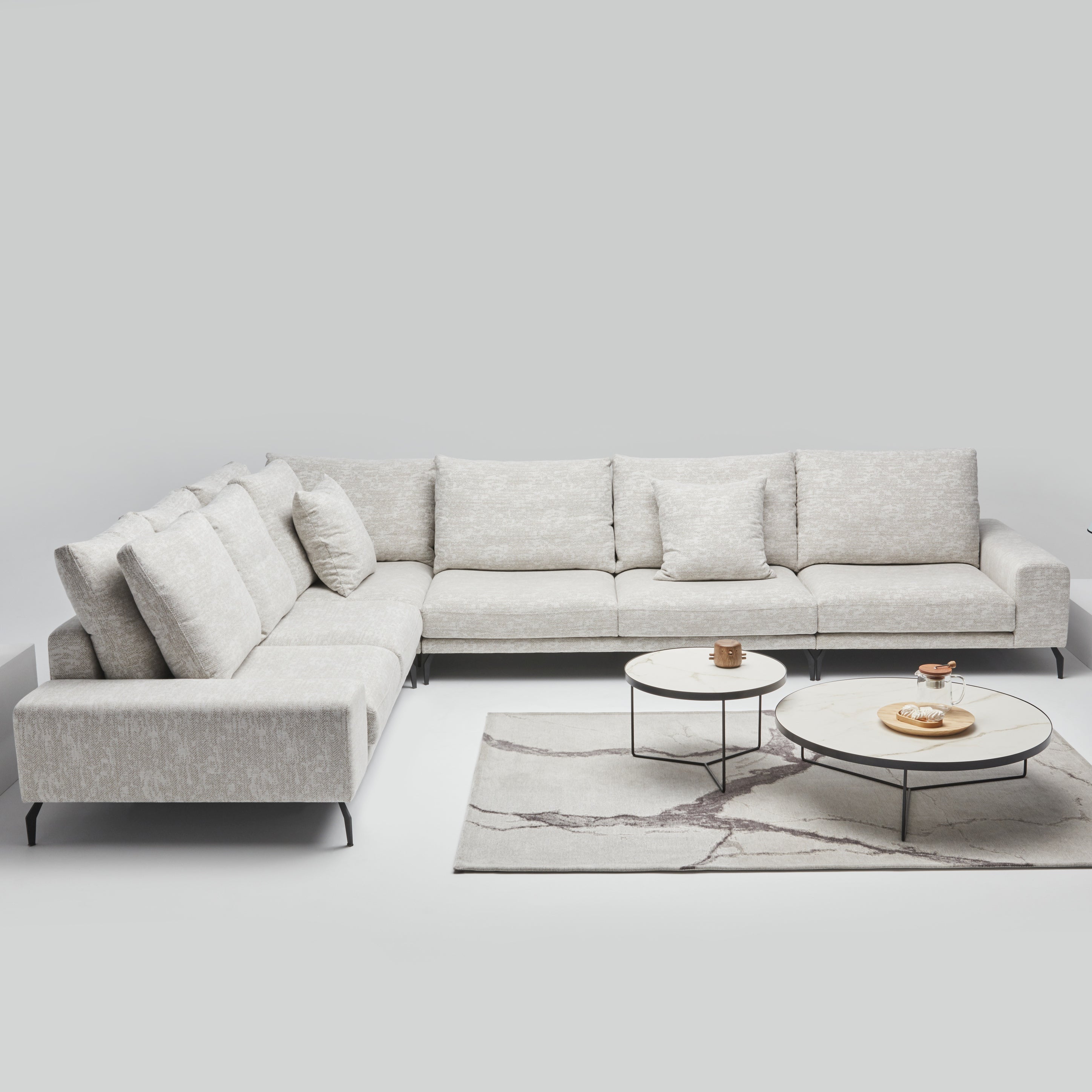 Modulare Garnitur Manhattan, Material: Auswahl möglich