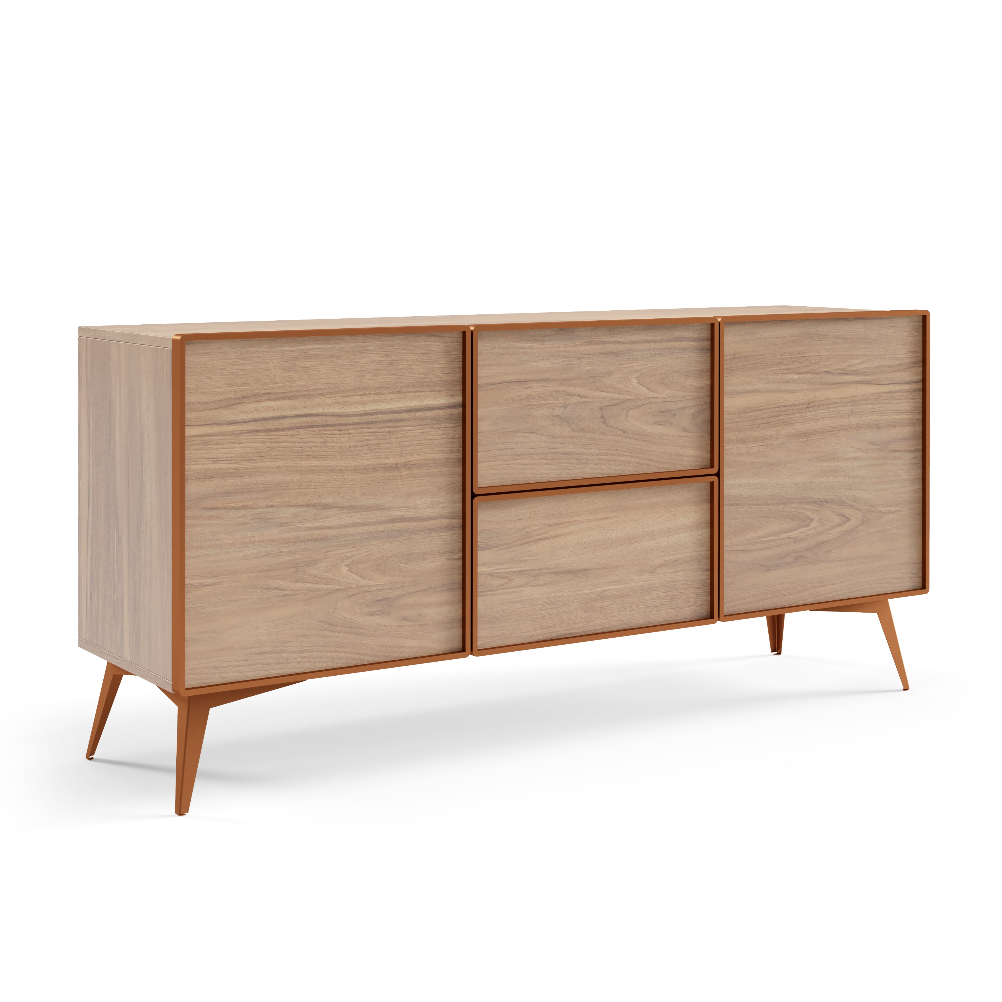 Mavero Kommode 164,5x42cm, Material: Auswahl möglich