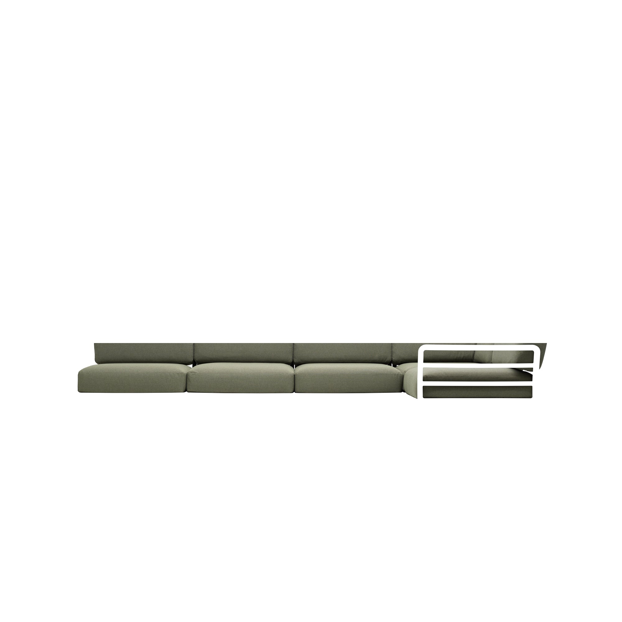 Outdoor-Sitzgruppe Maximo 344x184 cm