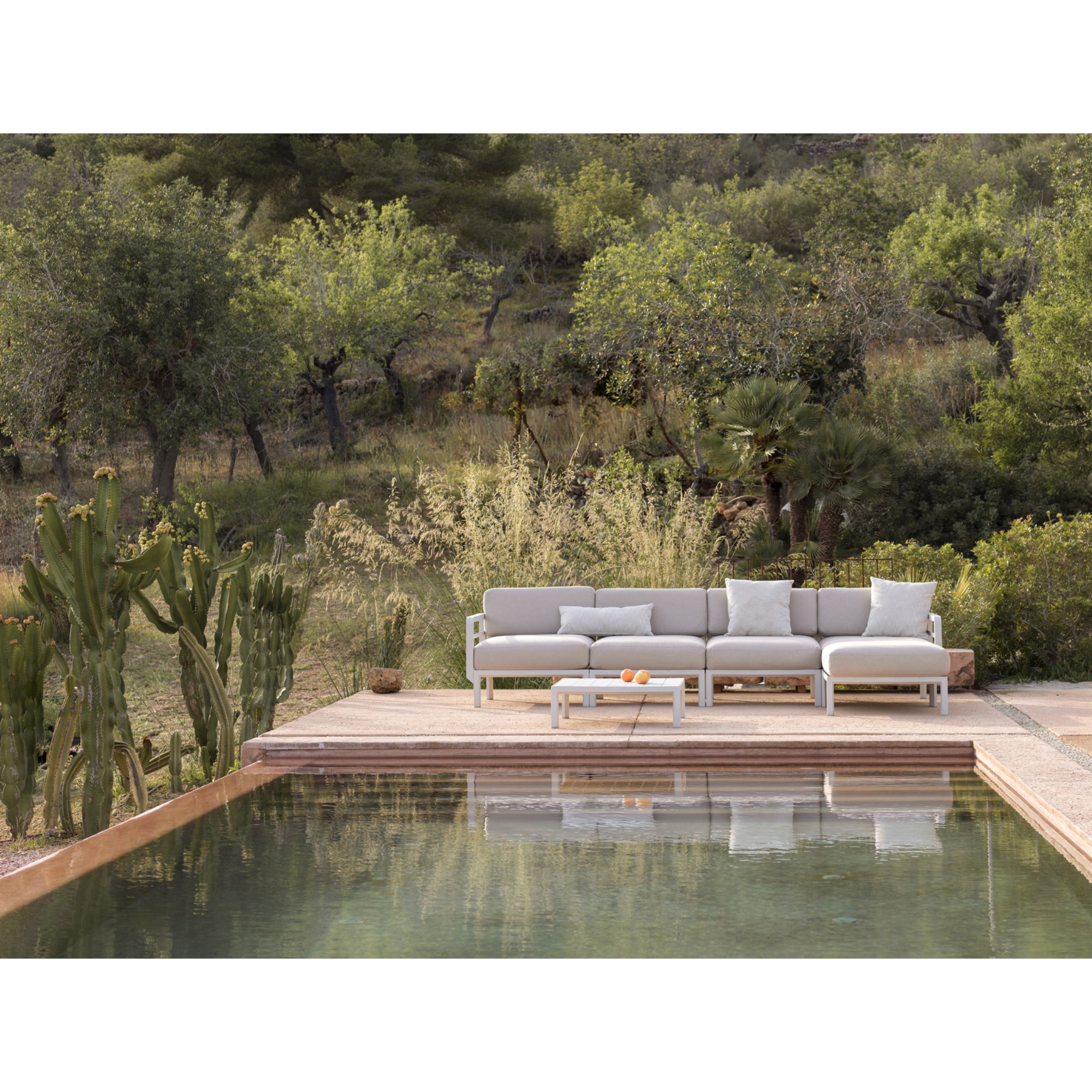 Outdoor-Hocker Maximo 80x80 cm