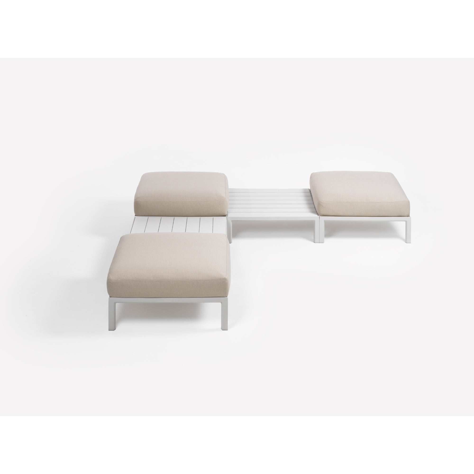 Outdoor-Hocker Maximo 80x80 cm