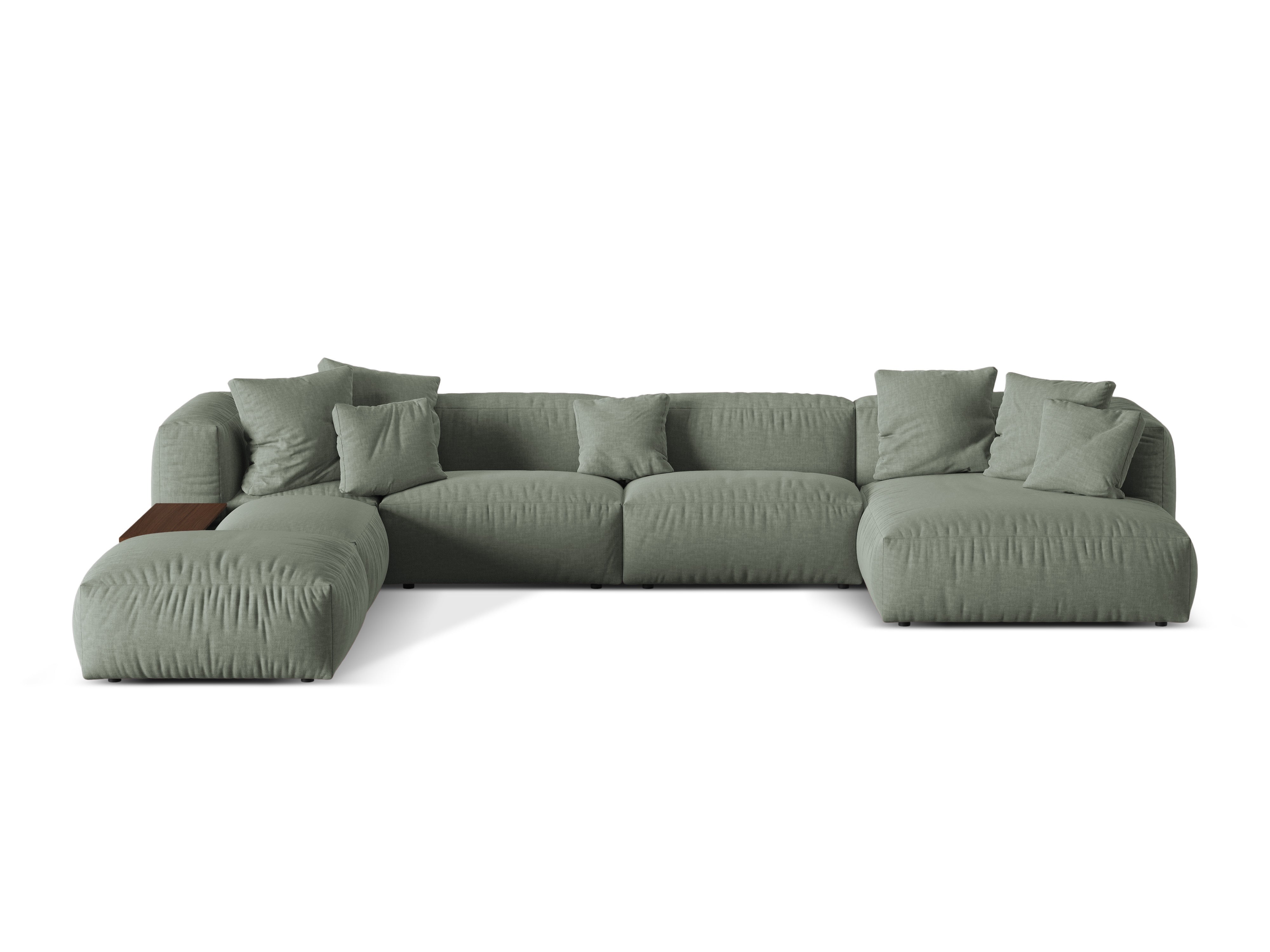 Sofa Martina, 406x280cm, Material: Strukturstoff
