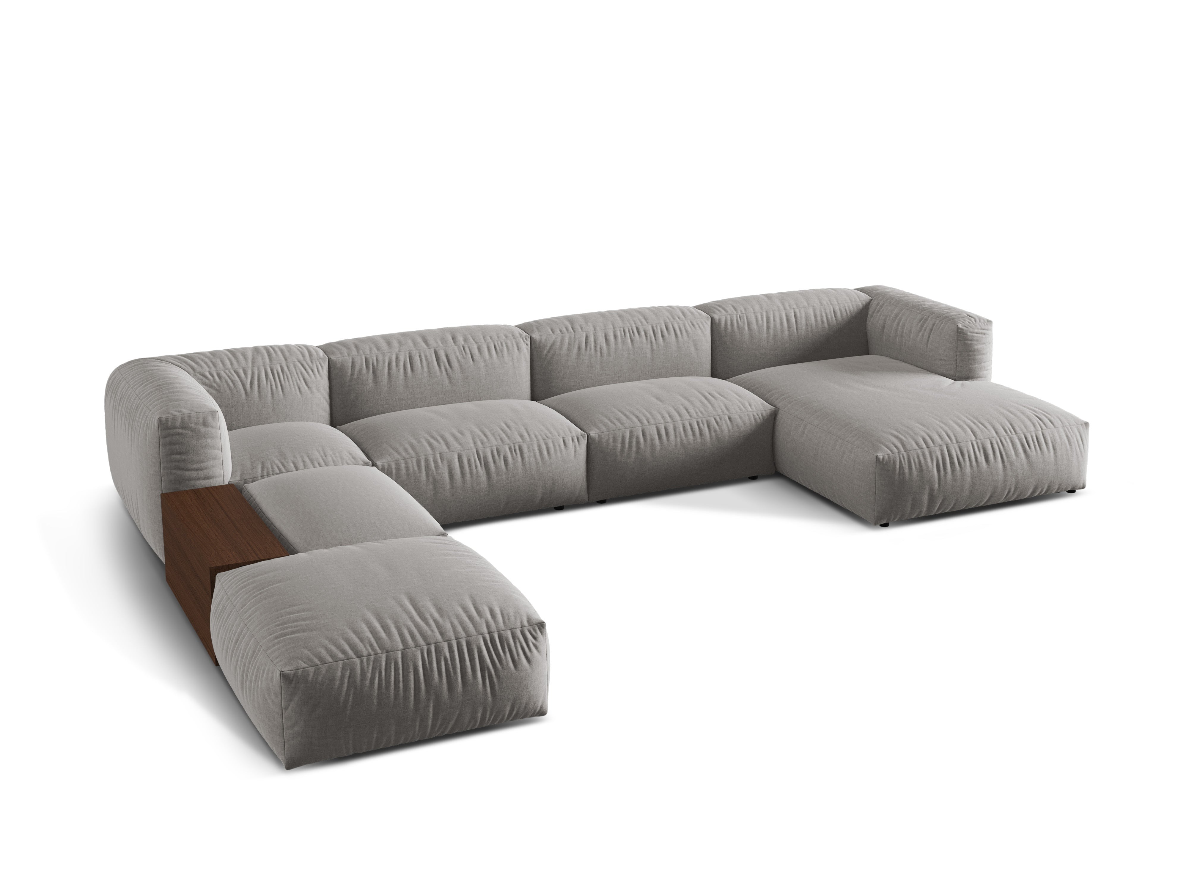Sofa Martina, 406x280cm, Material: Strukturstoff