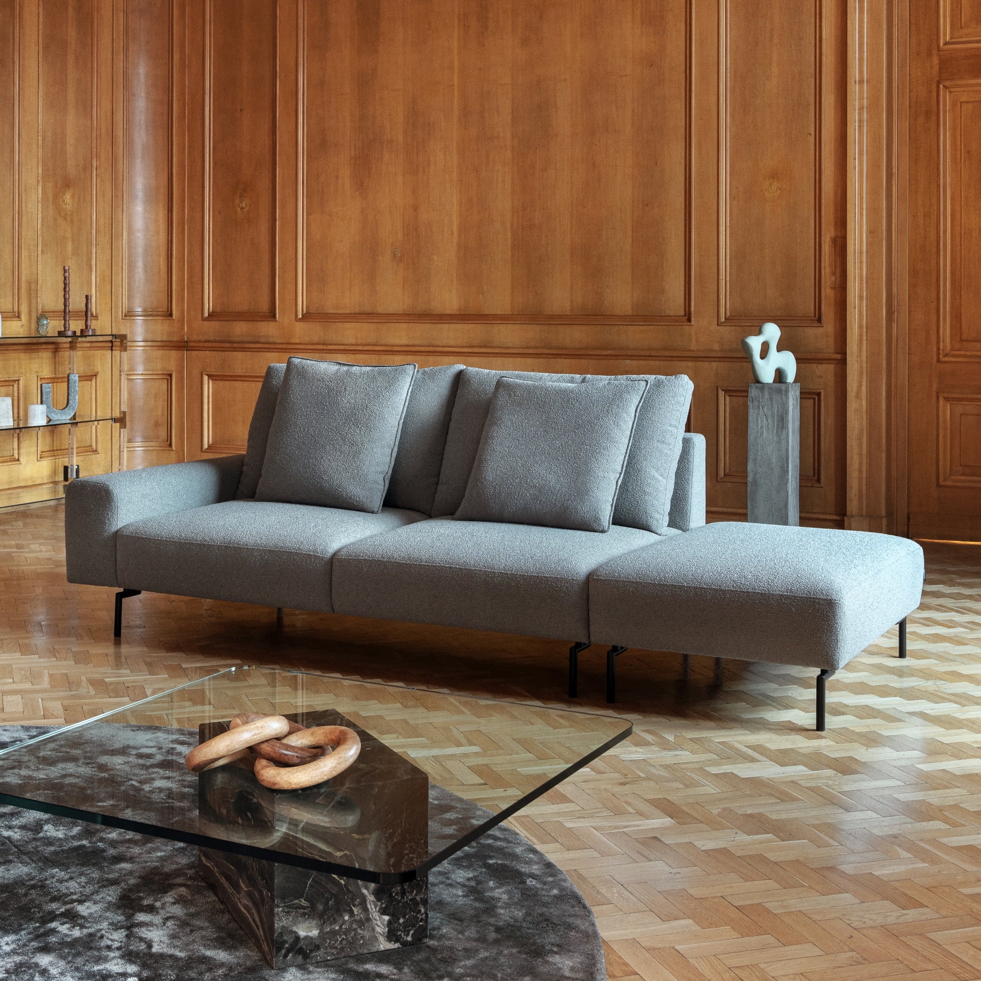 Modulare Garnitur Miami, Material: Auswahl möglich