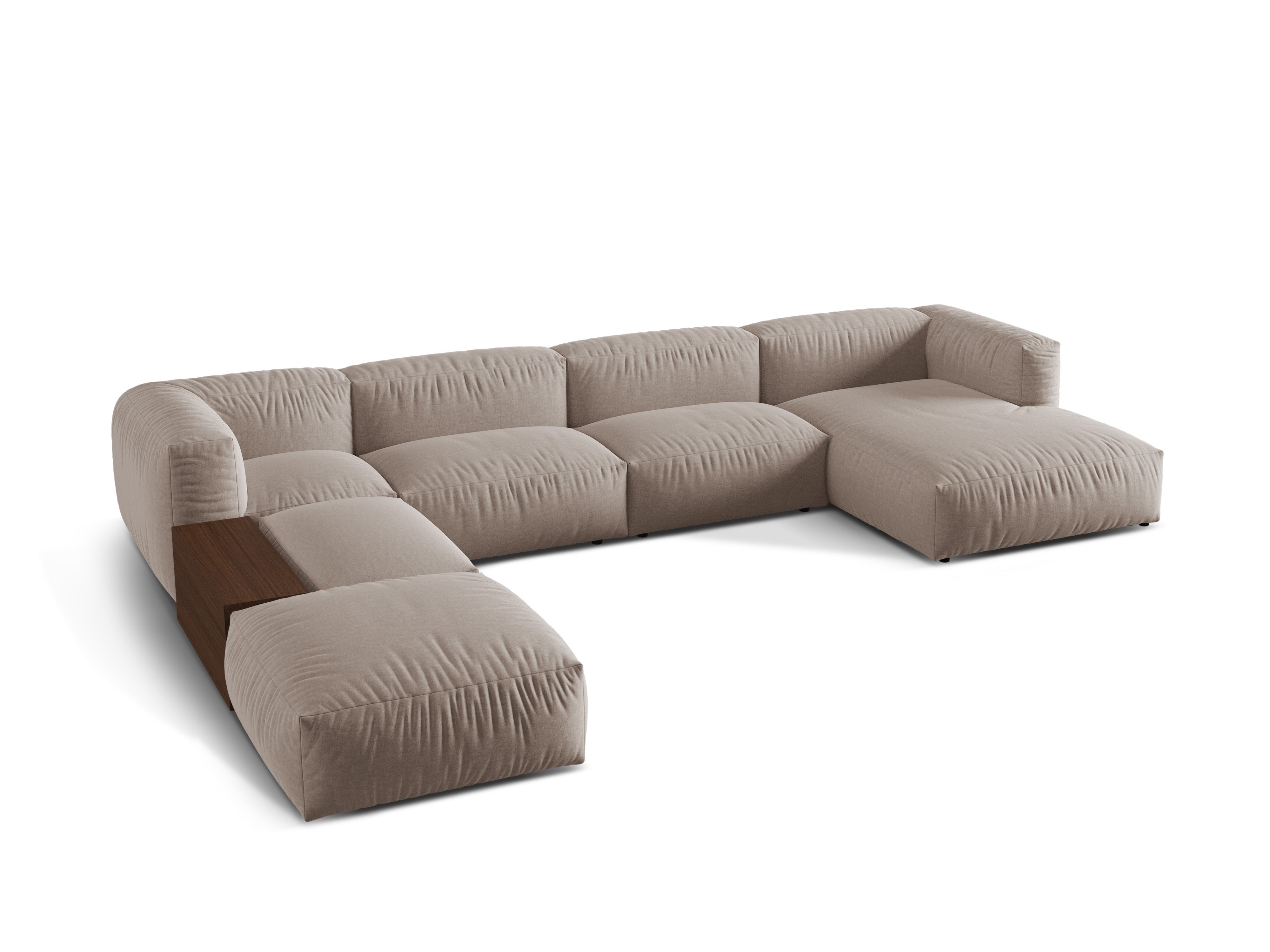 Sofa Martina, 406x280cm, Material: Strukturstoff