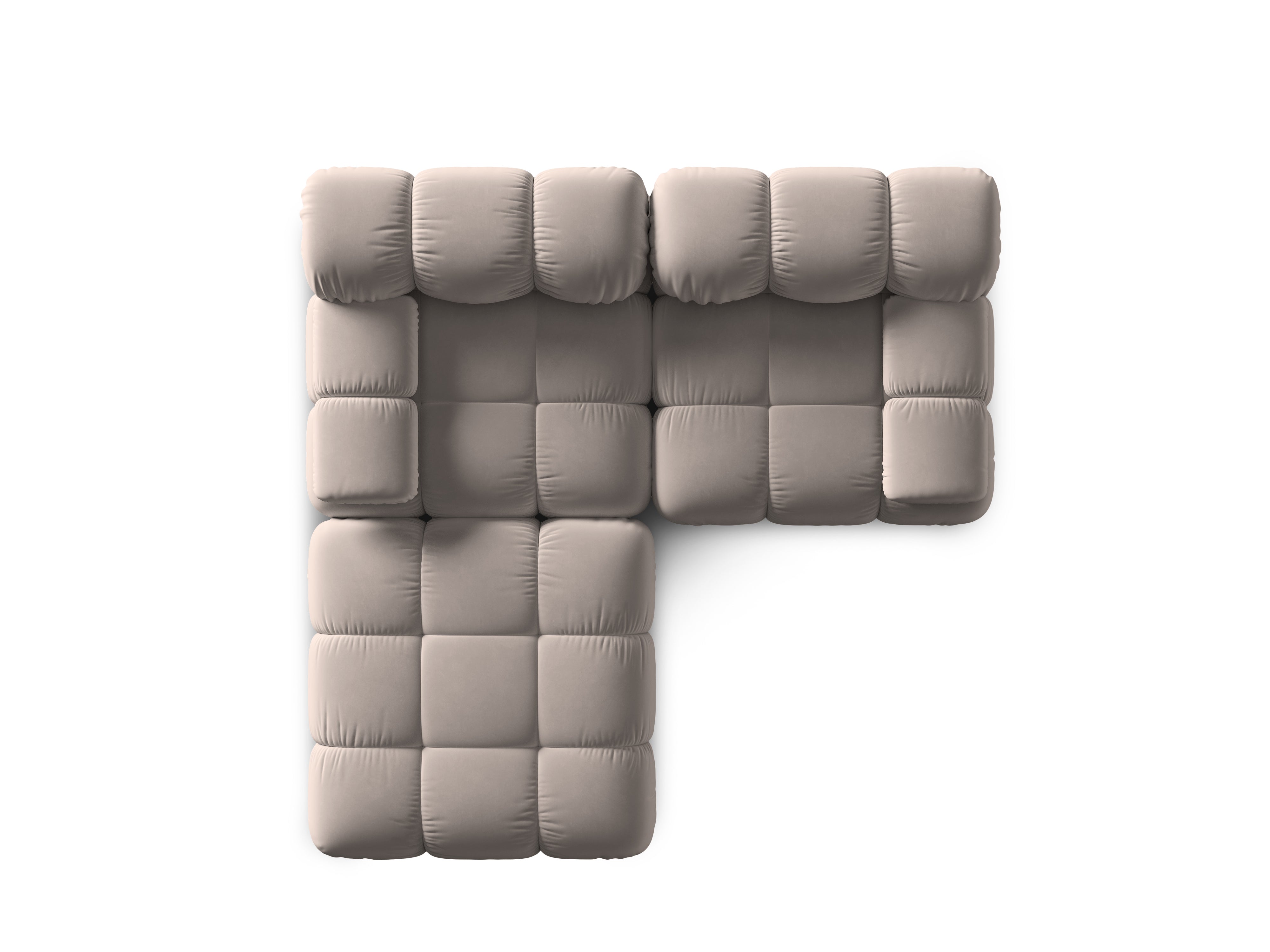 Modulares Sofa Bellis 188x188cm, Material: Samt