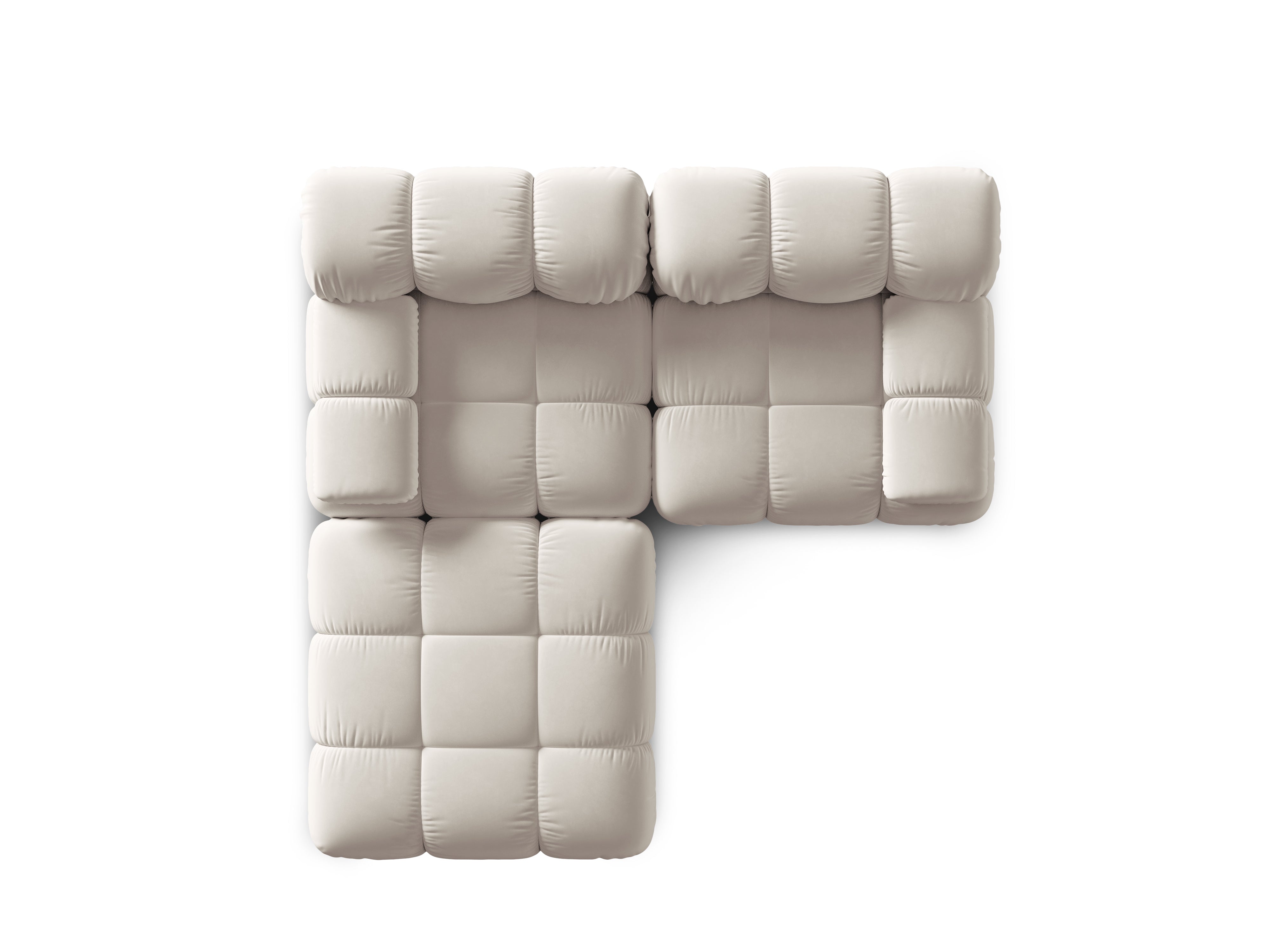 Modulares Sofa Bellis 188x188cm, Material: Samt