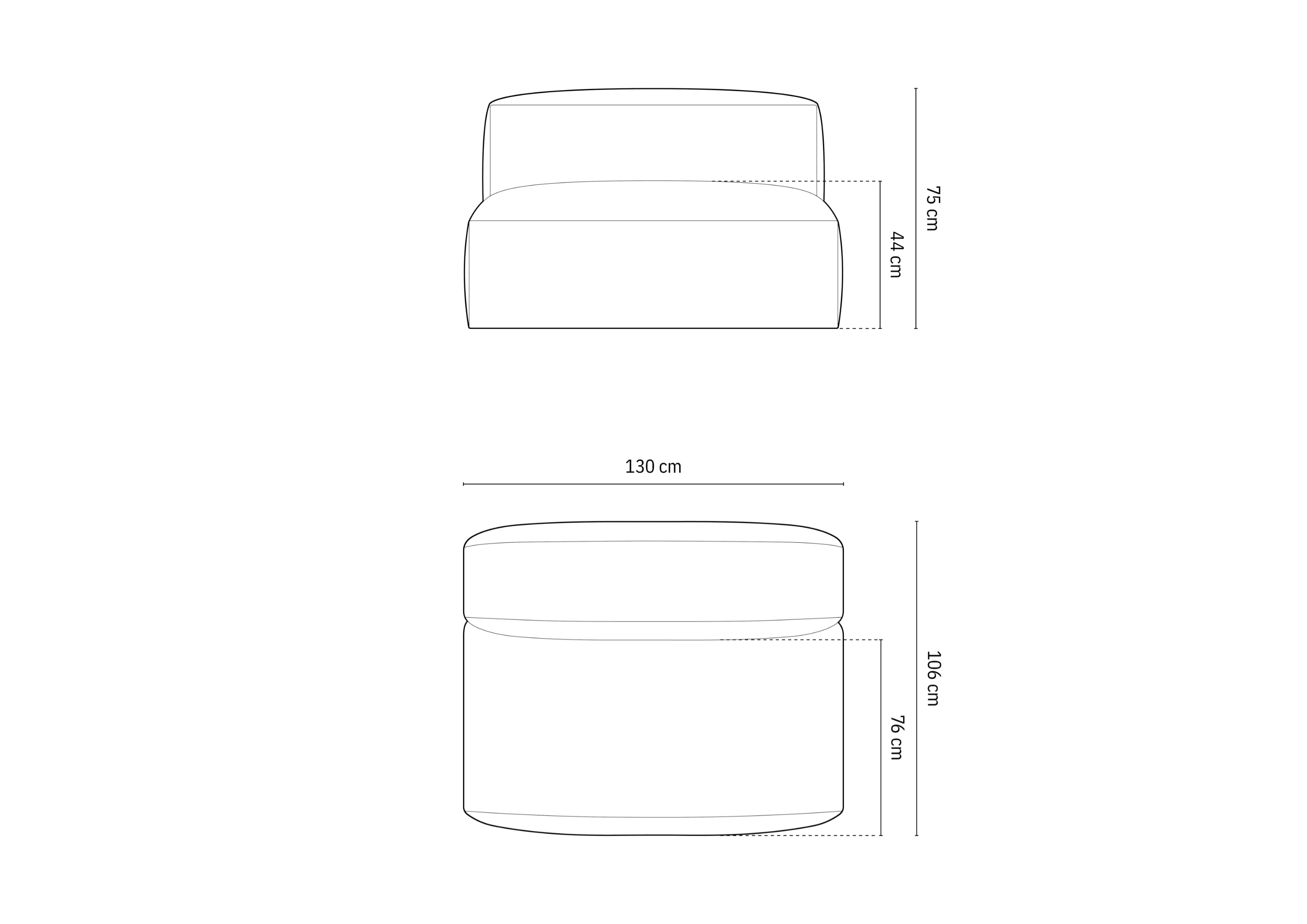 Martina Modul, 130x106cm, Material: Samt