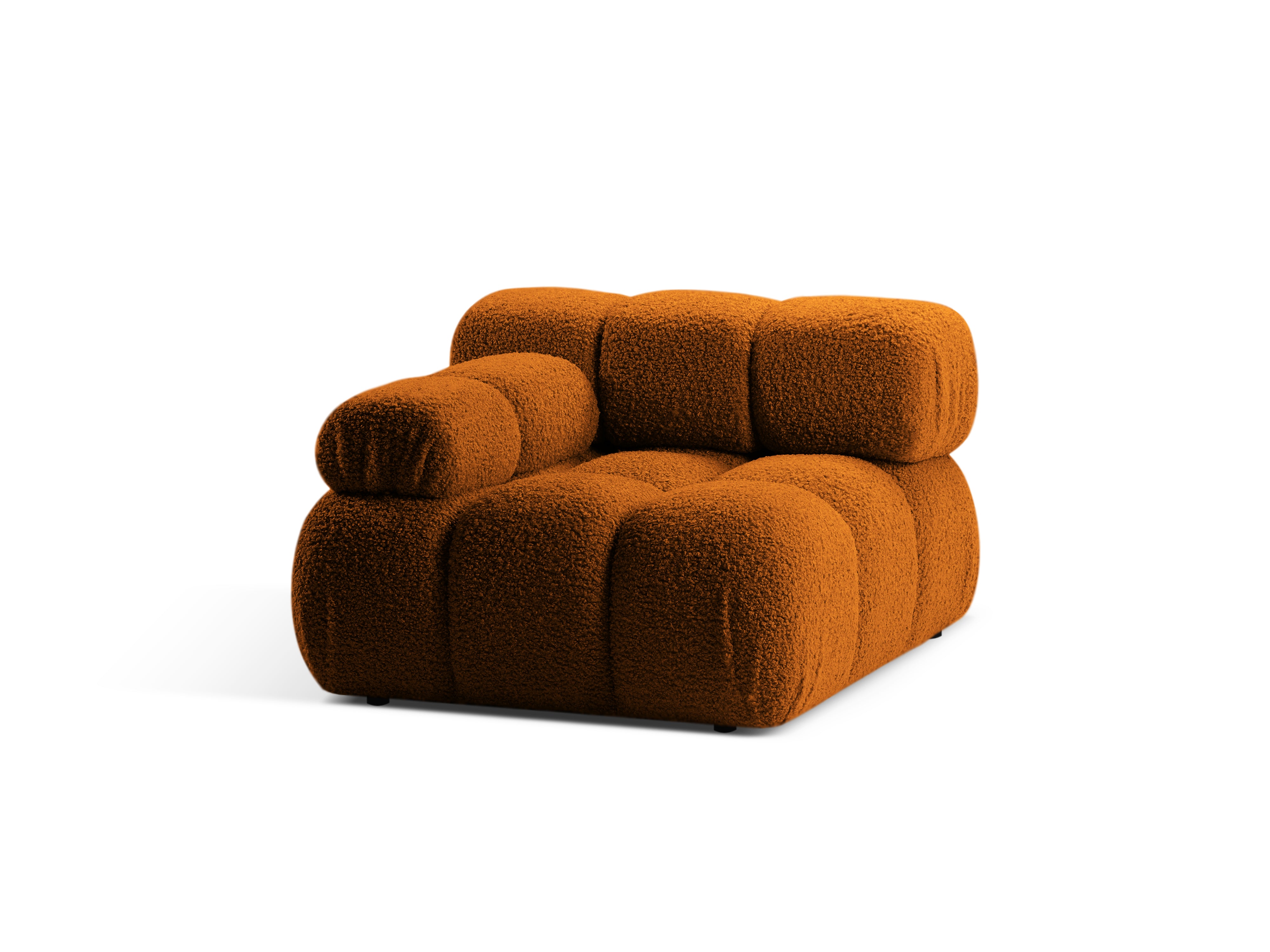 Bellis Modul mit Armlehne 94x94cm, Material: Boucle