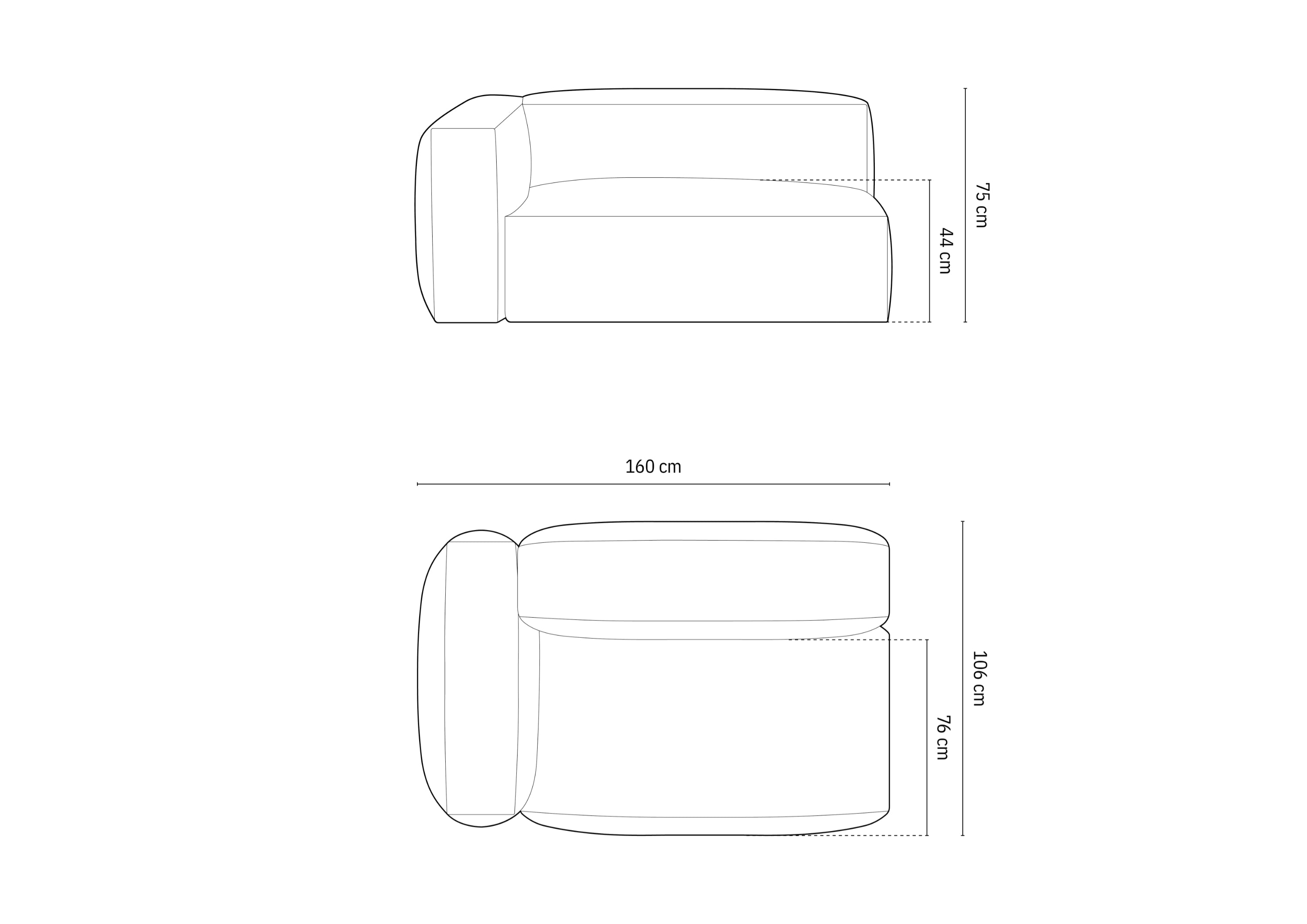 Martina Modul, 160x106cm, Material: Samt