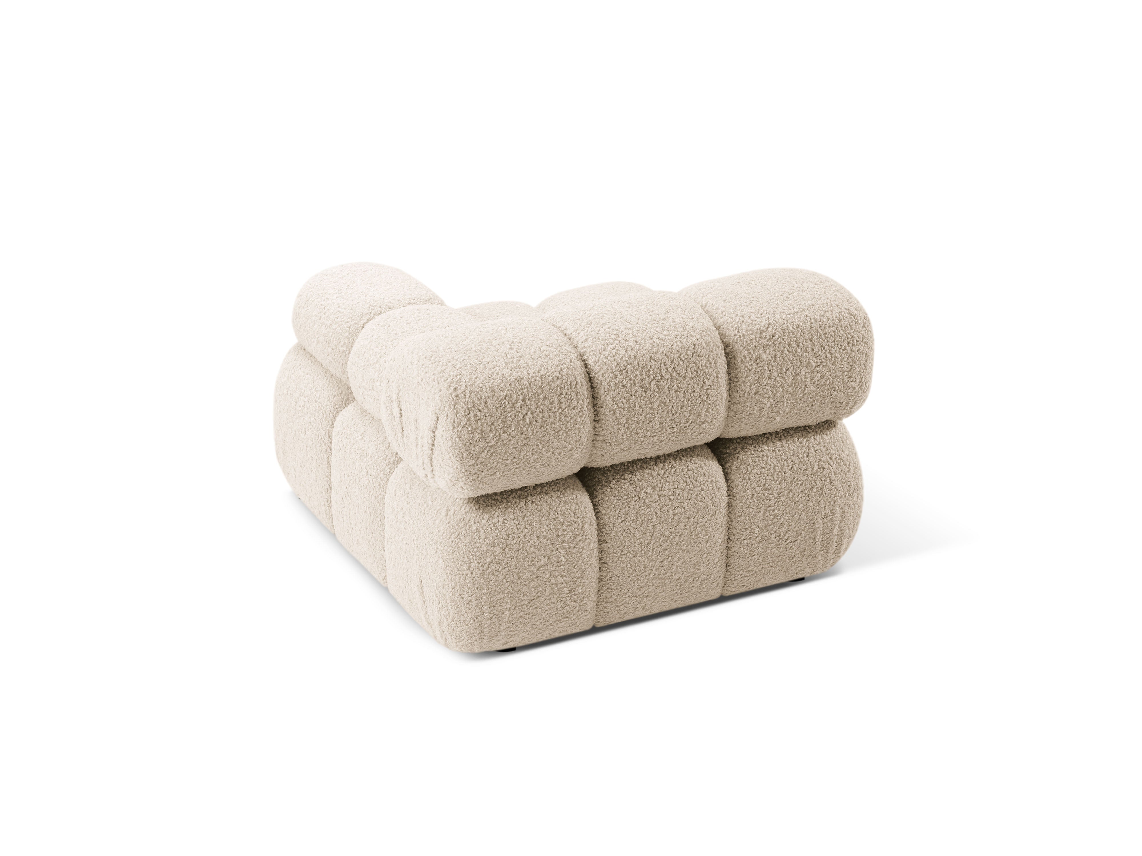 Bellis Modul mit Armlehne 94x94cm, Material: Boucle