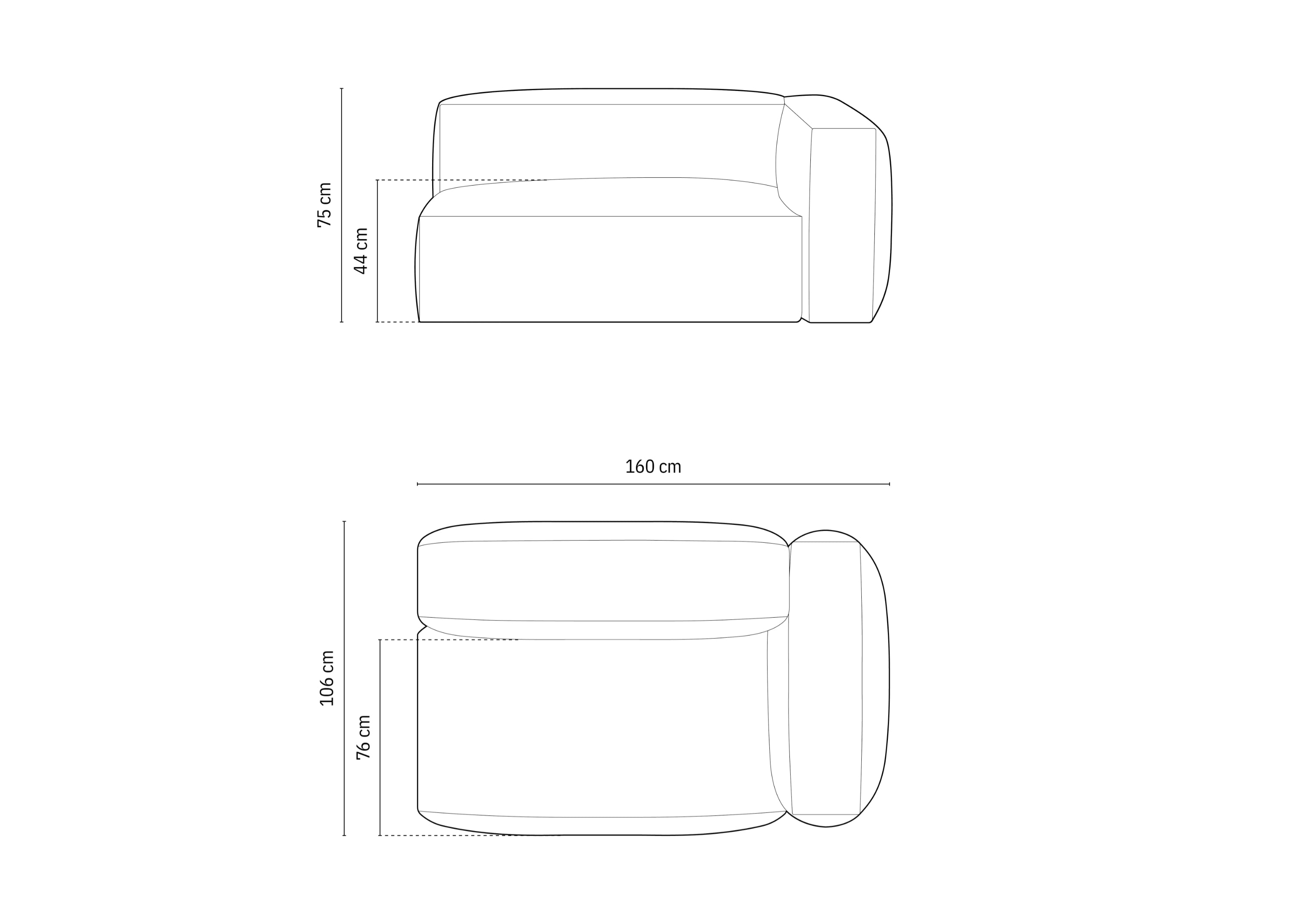 Martina Modul, 160x106cm, Material: Samt