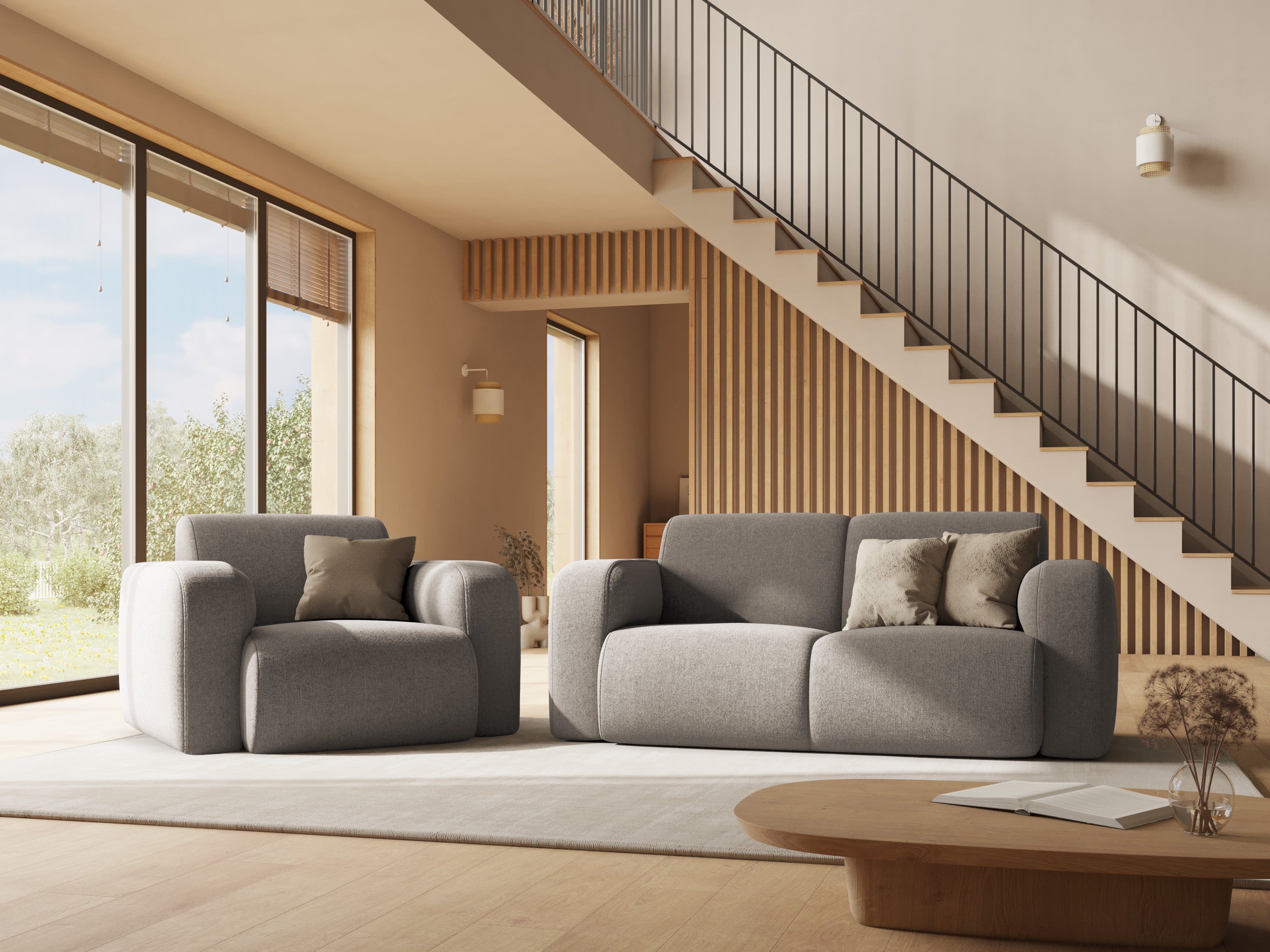 Sofa Molino 170x95 cm, Material: Chenille (Haga)