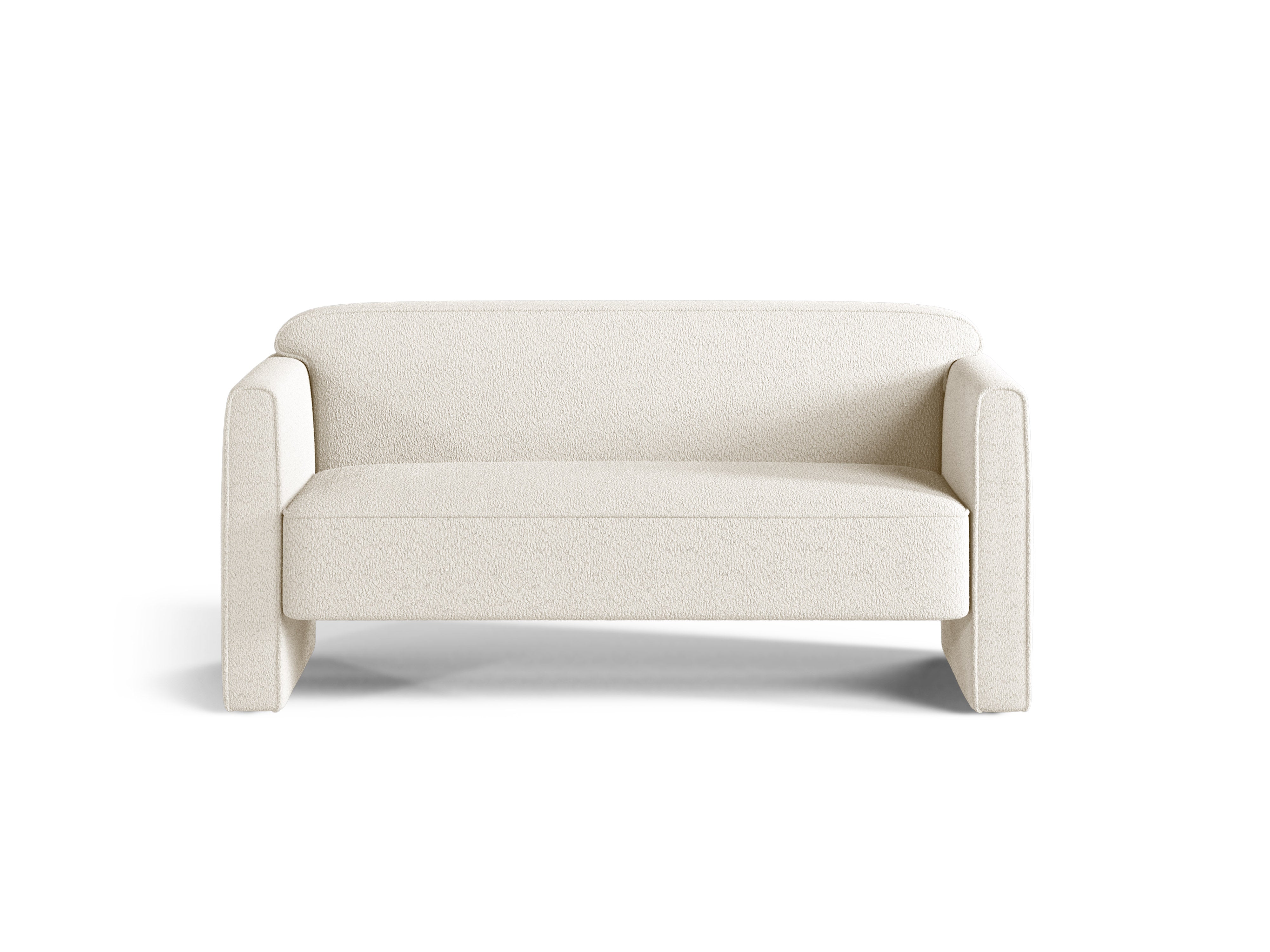 Sofa Abby, 2 Sitze, 140x80cm, Material: Bouclé