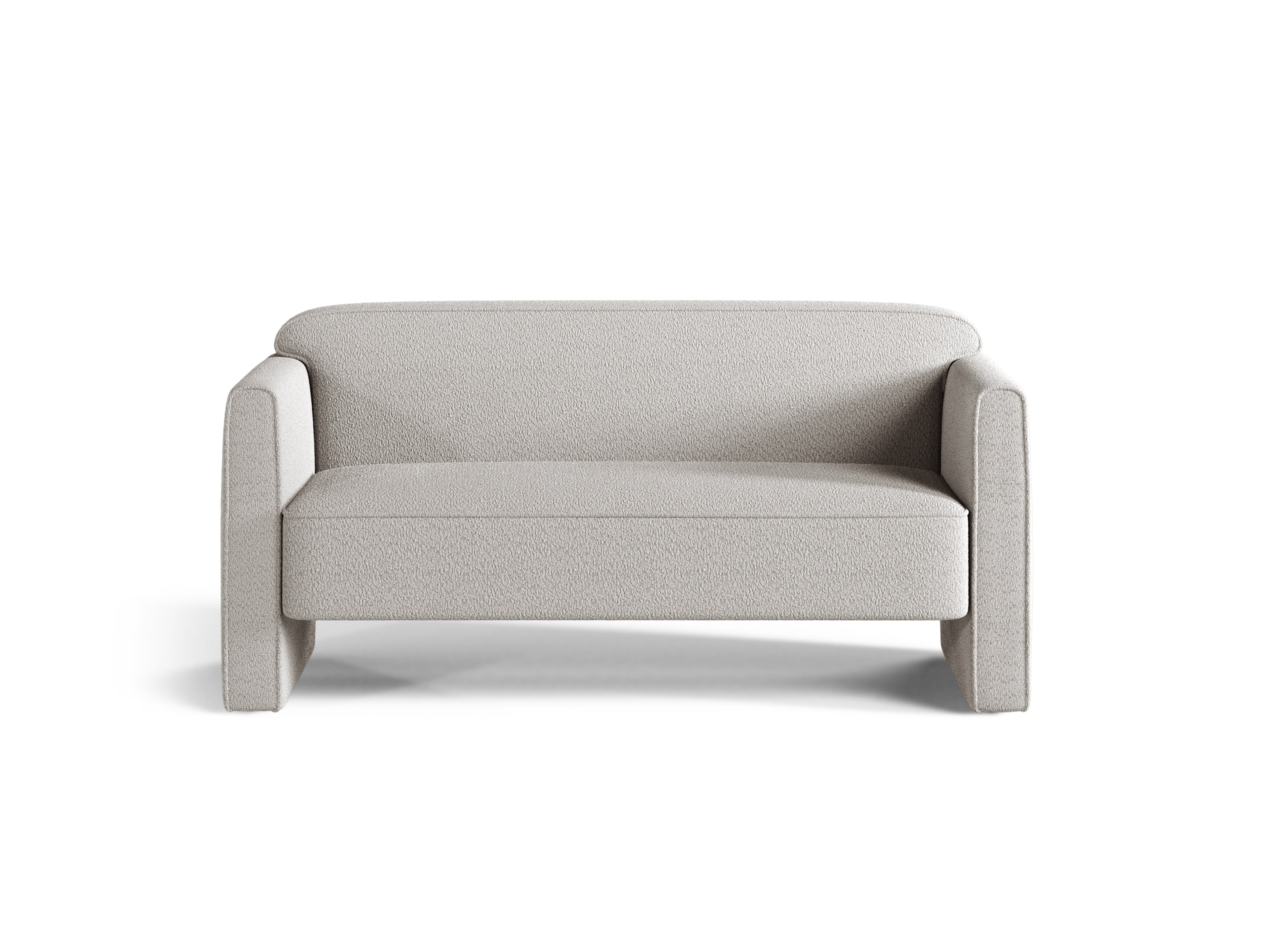Sofa Abby, 2 Sitze, 140x80cm, Material: Bouclé