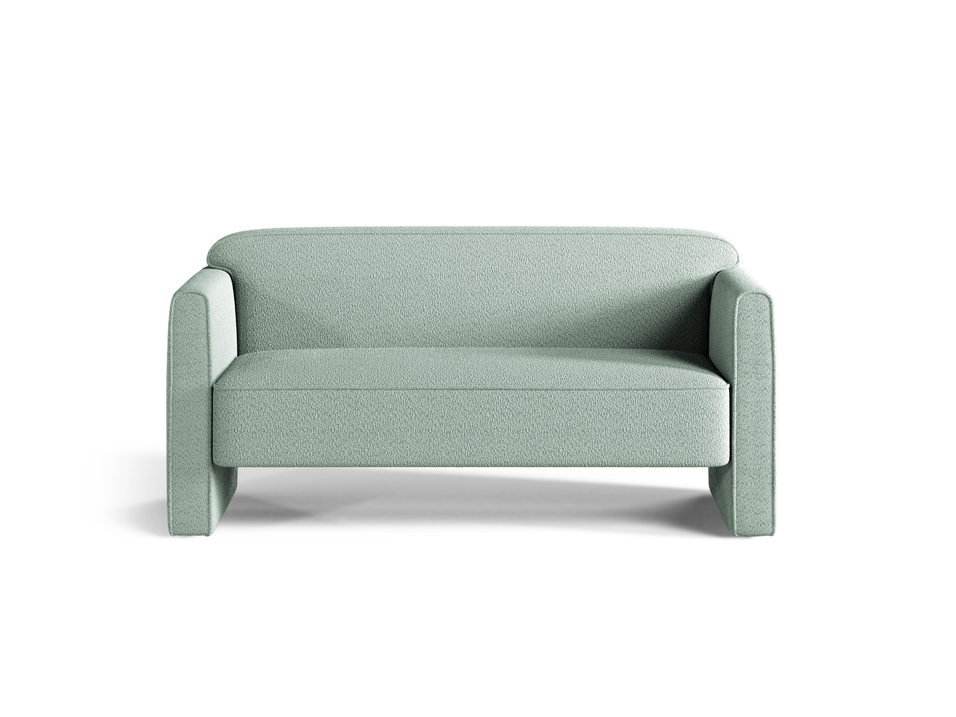 Sofa Abby, 2 Sitze, 140x80cm, Material: Bouclé