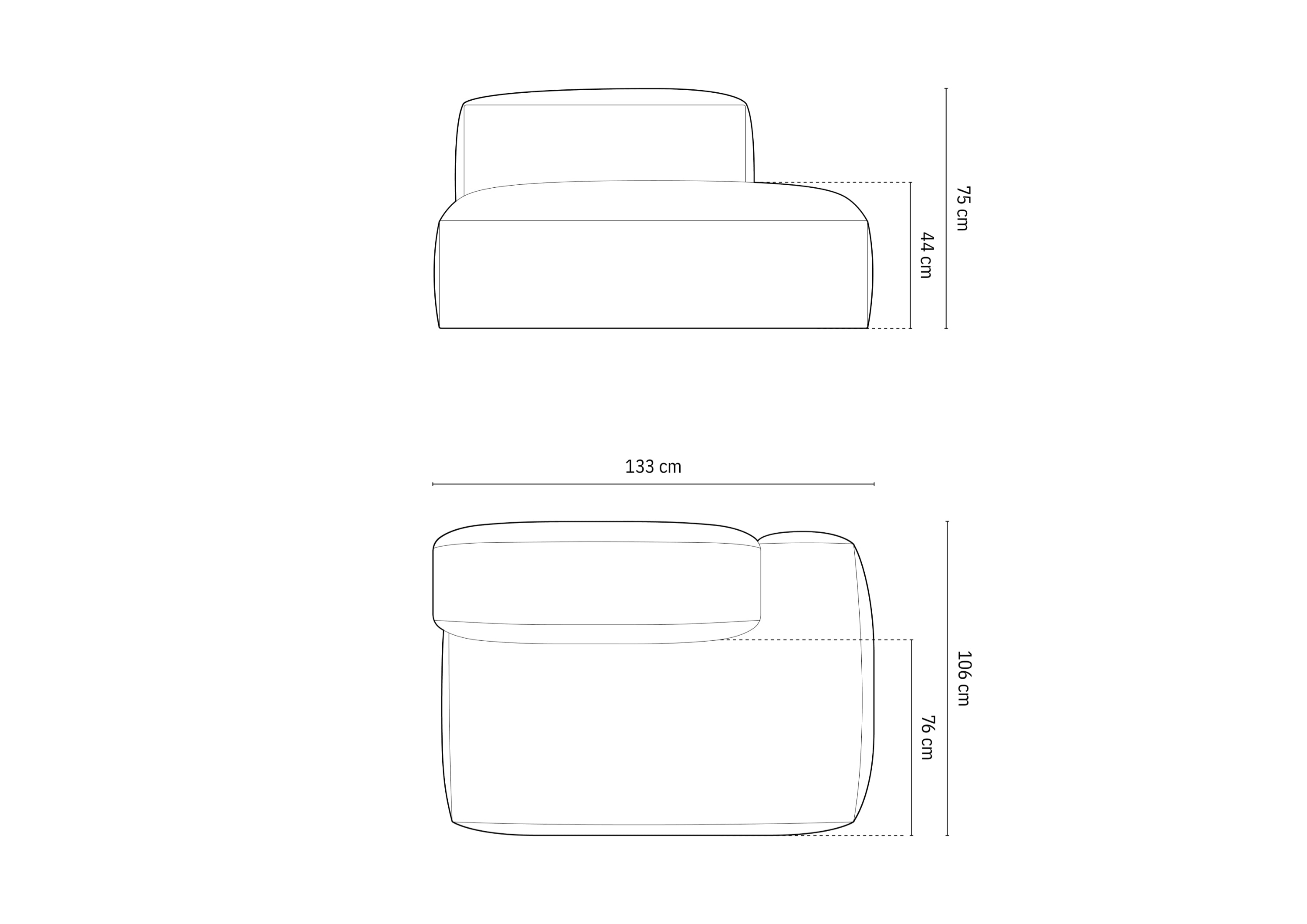 Modul Martina, 133x106cm, Material: Strukturstoff