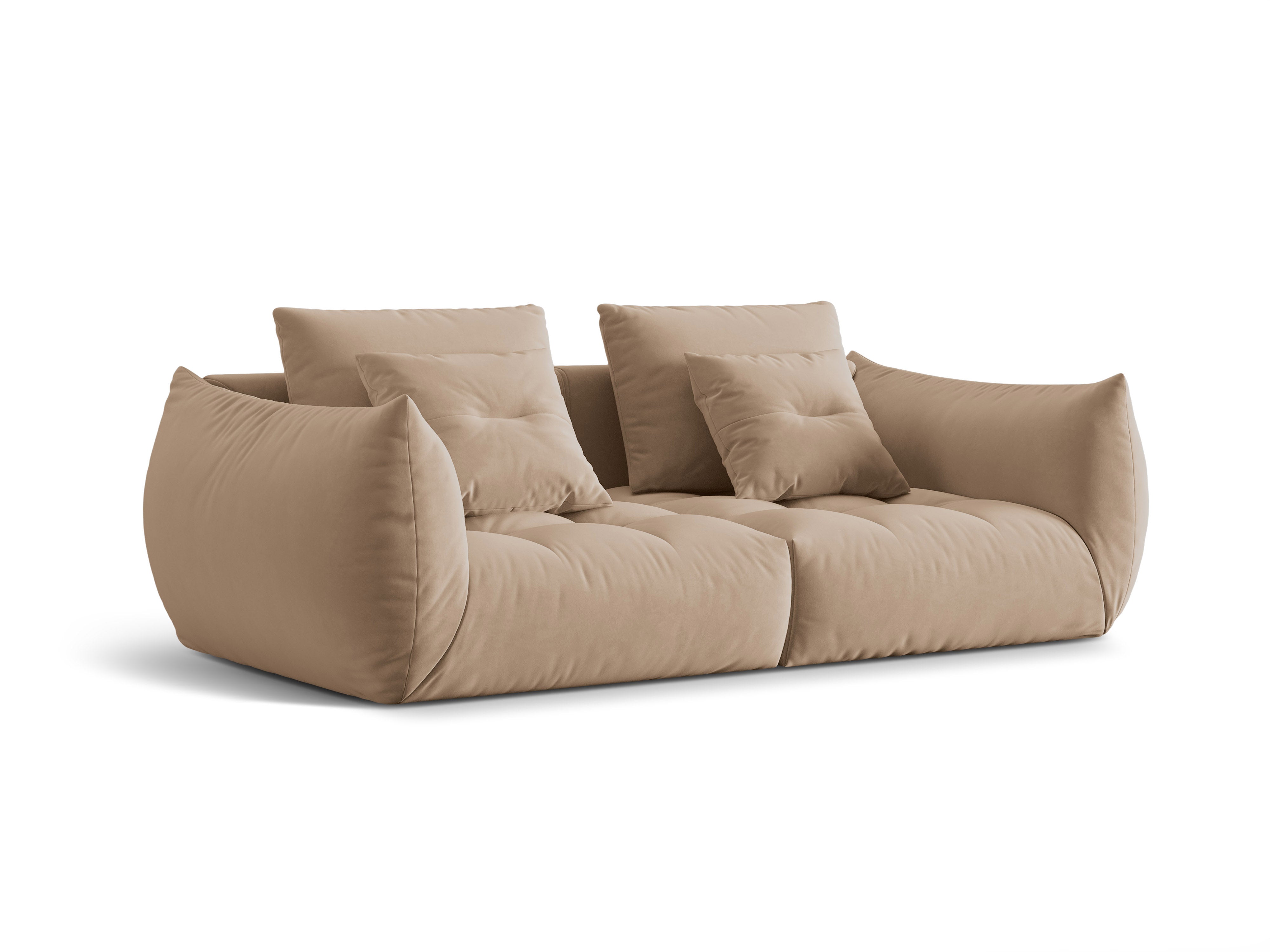 Bloom Sofa, 3 Sitze, 232x106 cm, Material: Samt