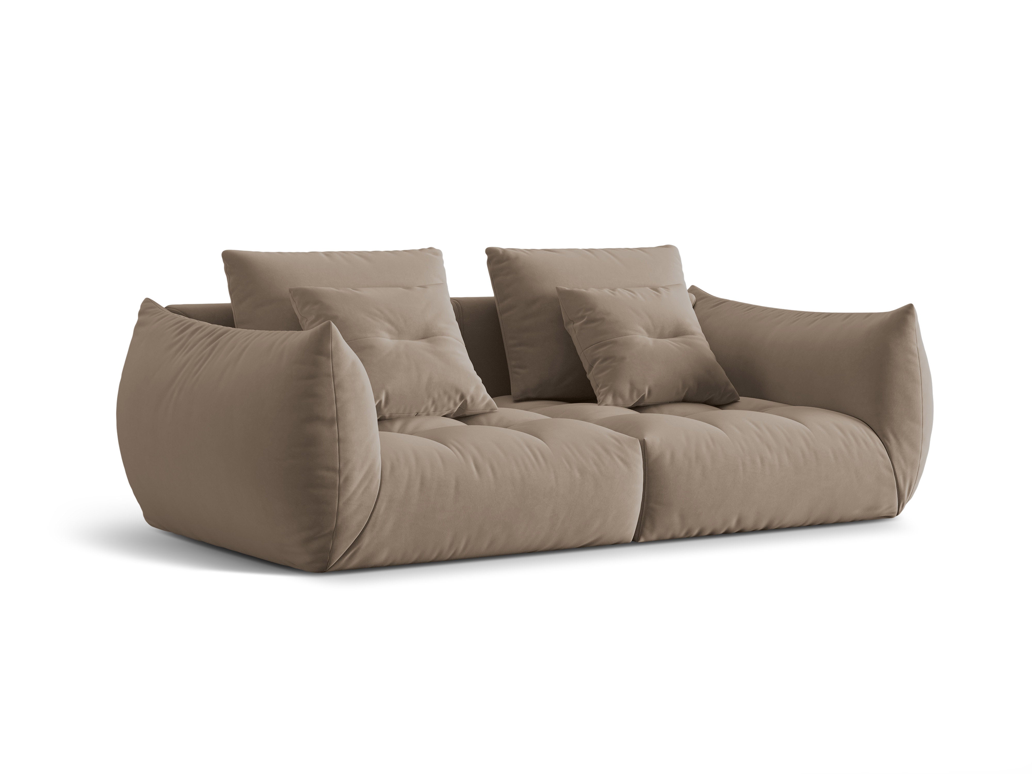 Bloom Sofa, 3 Sitze, 232x106 cm, Material: Samt