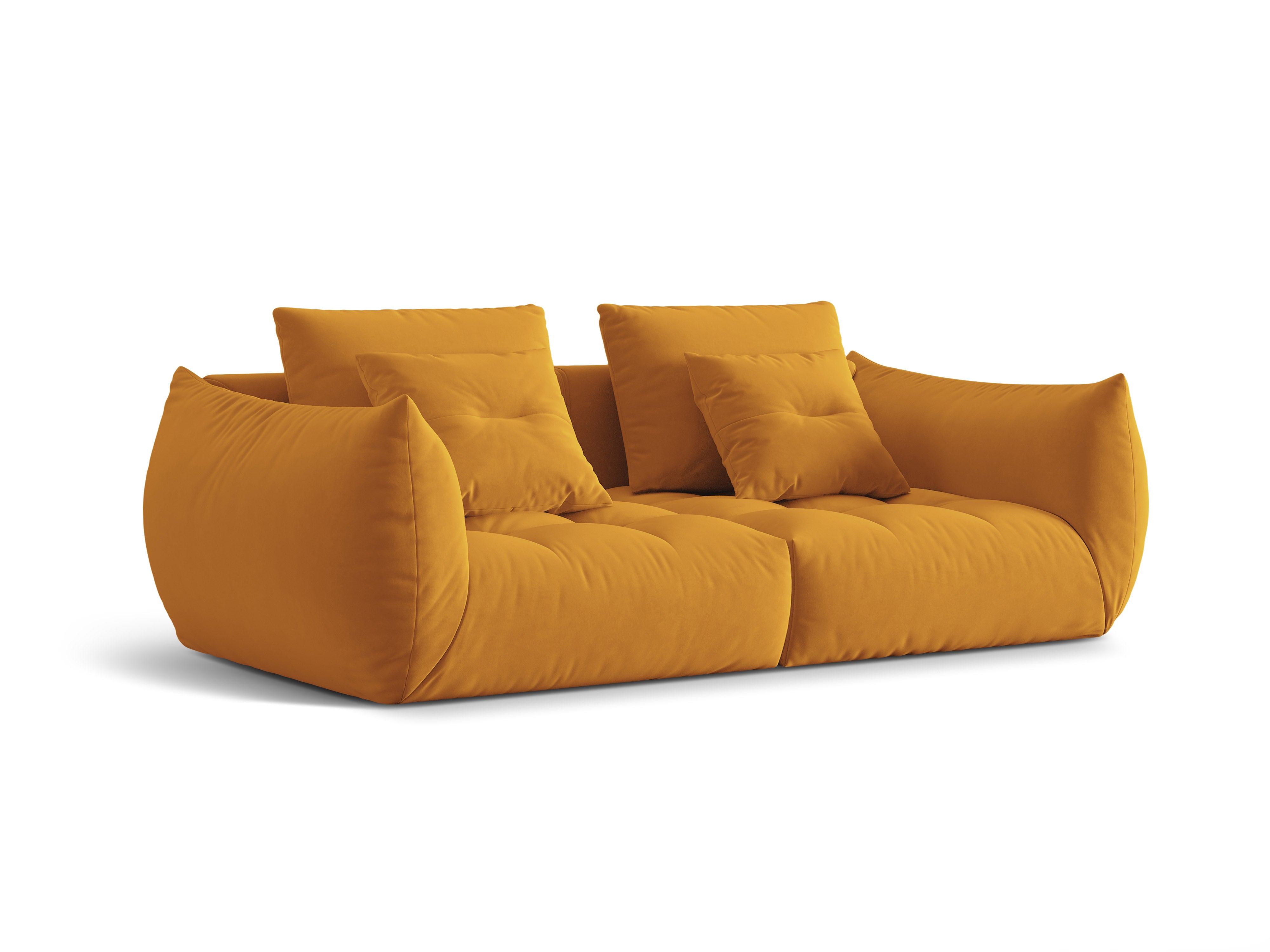 Bloom Sofa, 3 Sitze, 232x106 cm, Material: Samt