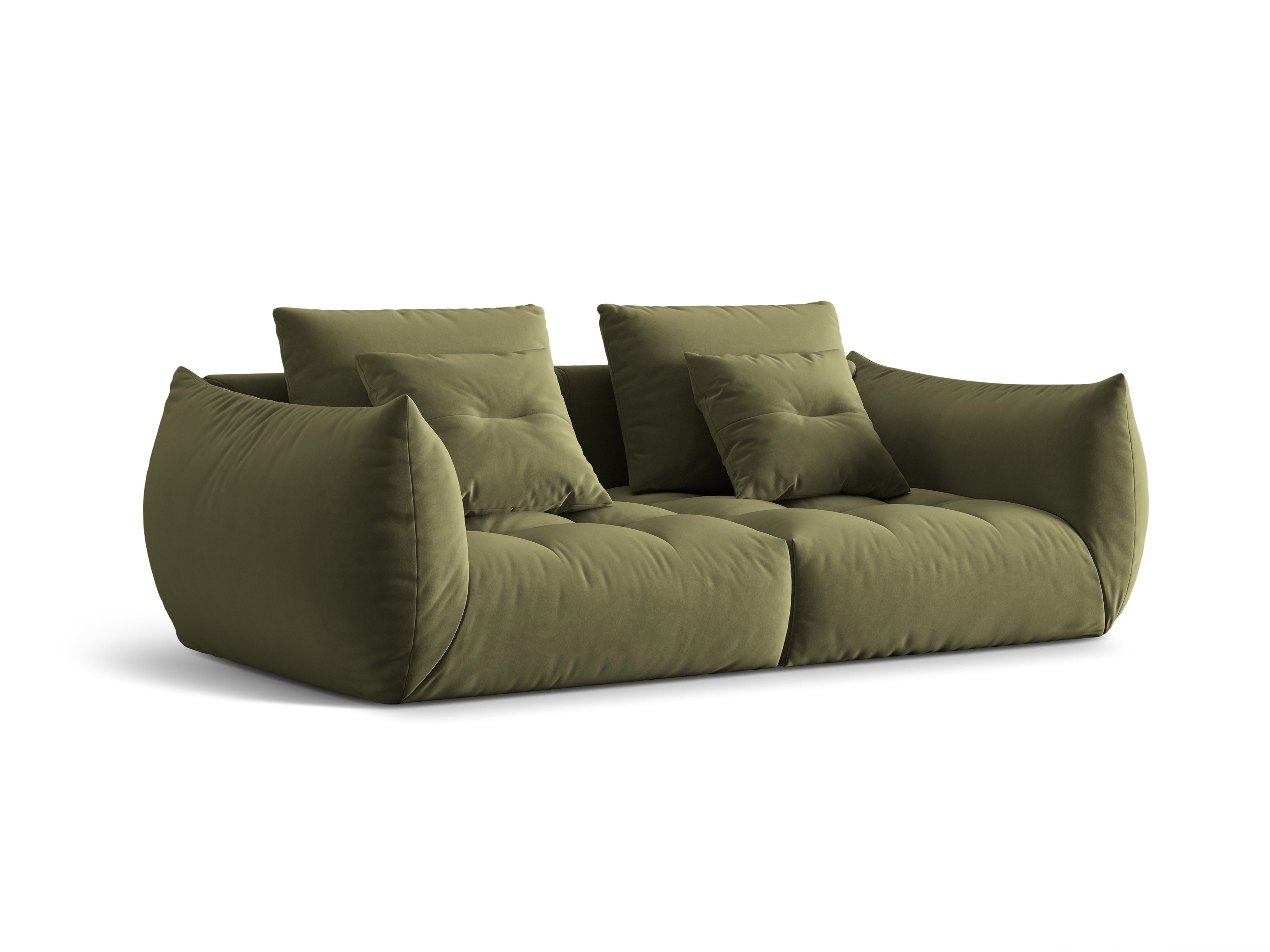 Bloom Sofa, 3 Sitze, 232x106 cm, Material: Samt