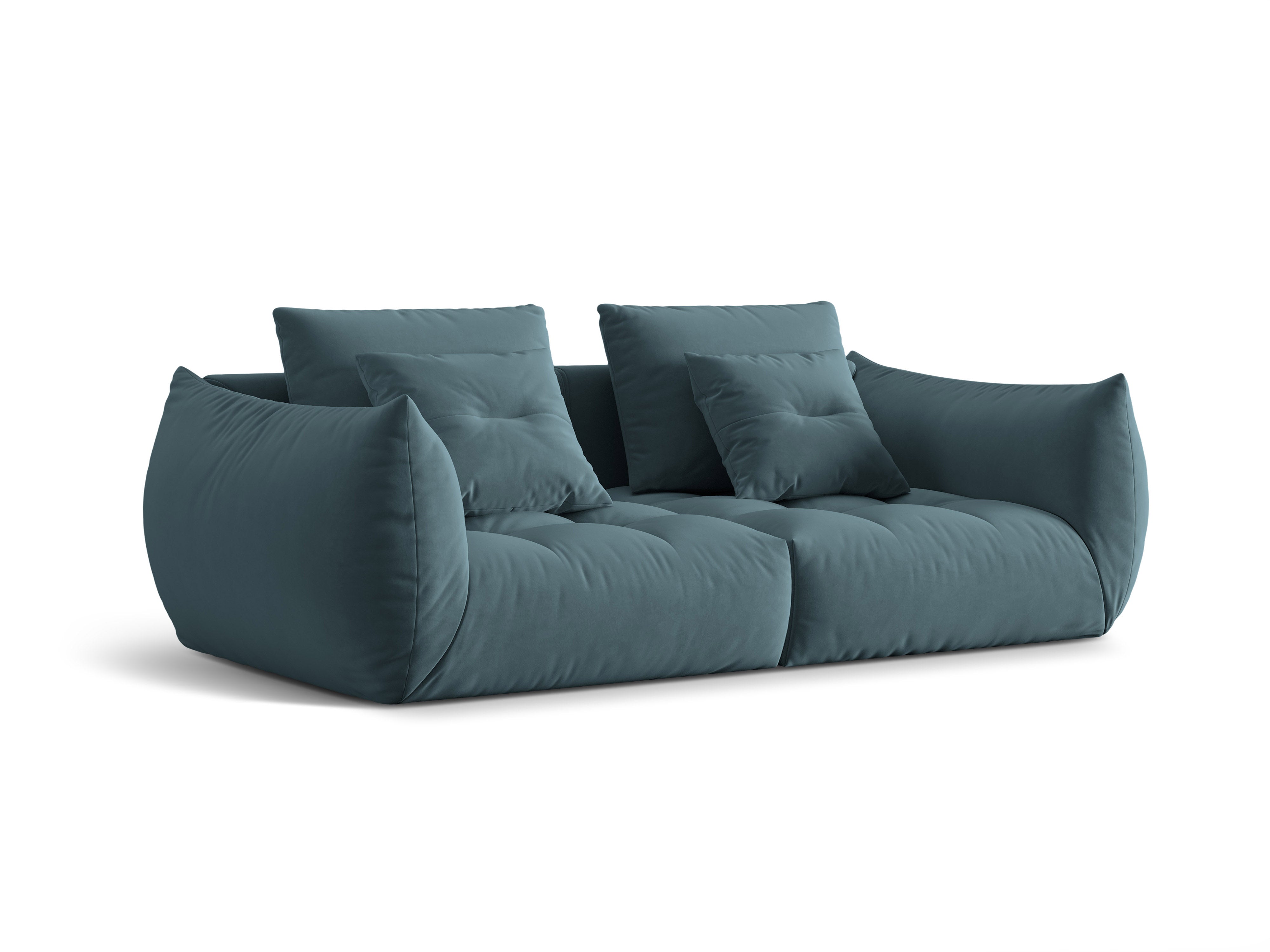 Bloom Sofa, 3 Sitze, 232x106 cm, Material: Samt