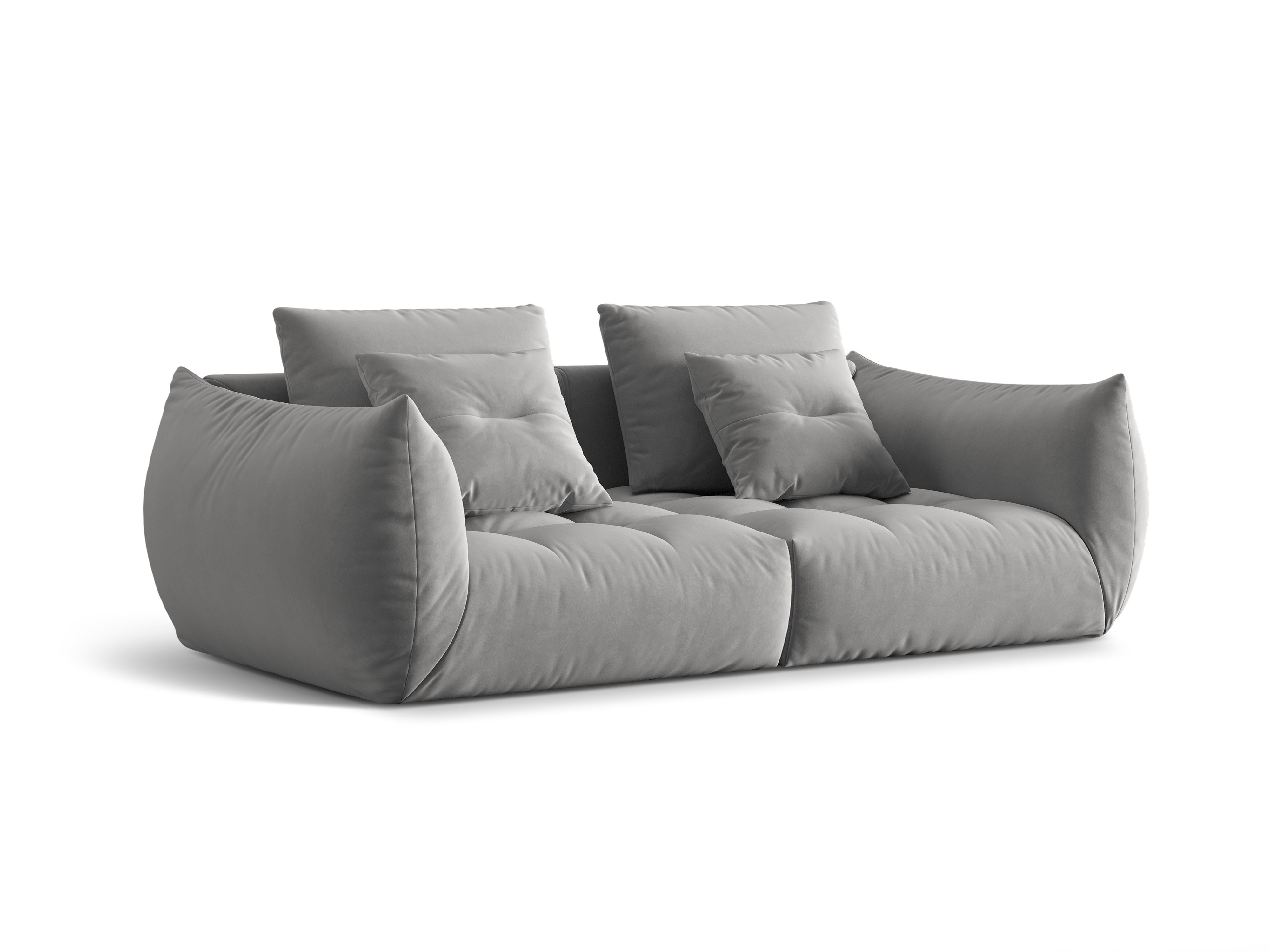 Bloom Sofa, 3 Sitze, 232x106 cm, Material: Samt